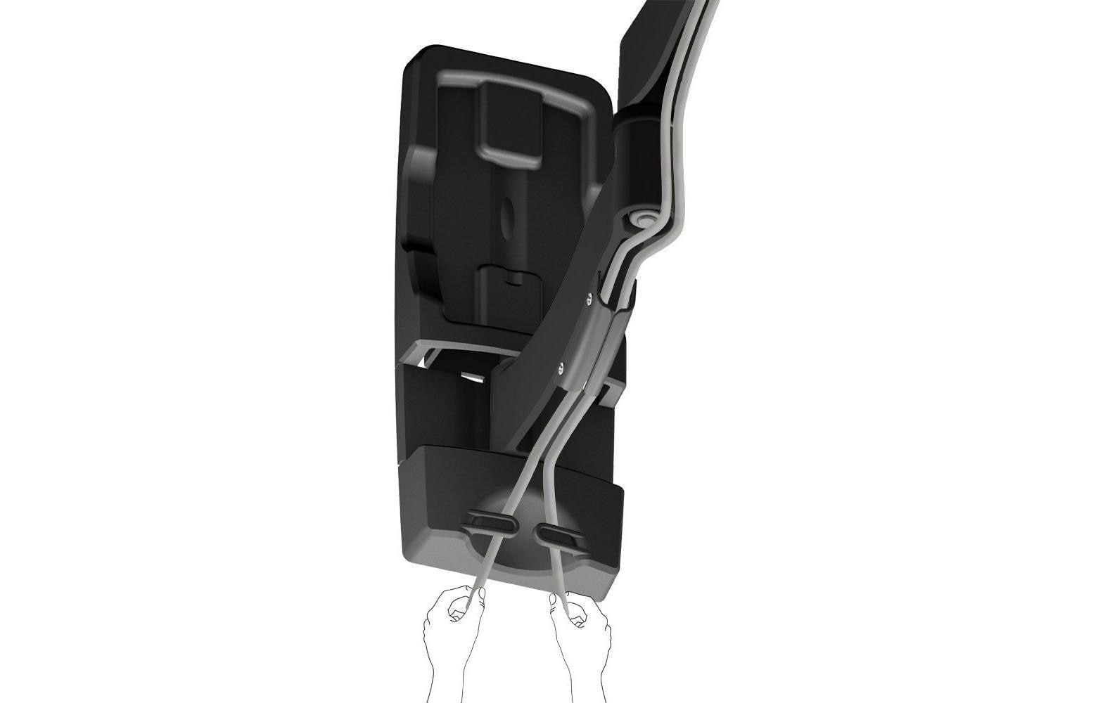 PureMounts PM-SHADOW-2 – Wandhalterung, neigbar, für 34", VESA 200×200, bis 25 kg, schwarz
