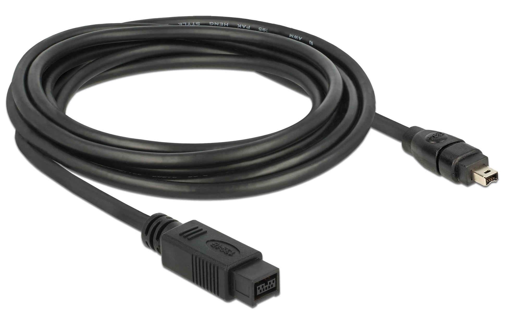 DeLOCK FireWire 800 auf FireWire 400 Kabel IEEE 1394b – 3 m – Grau