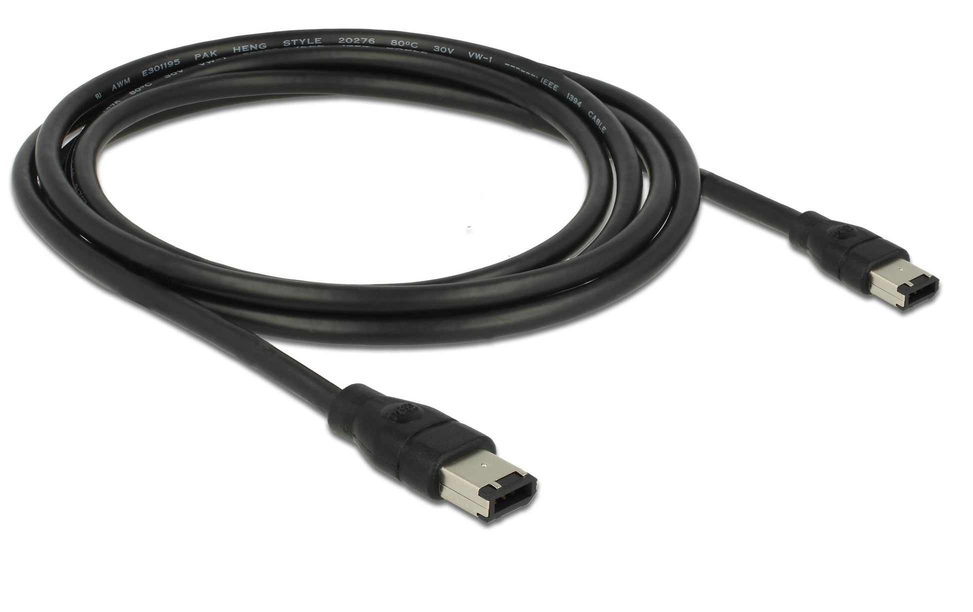 DeLOCK IEEE-1394 Kabel FireWire 400 – 1 m – Grau