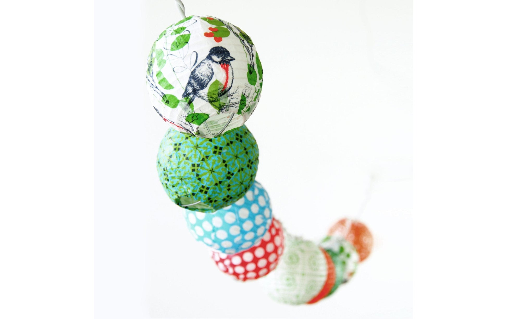 Creativ Company Papierlampion – Ø 7,5 cm – Papier, Weiss – 10-teilig