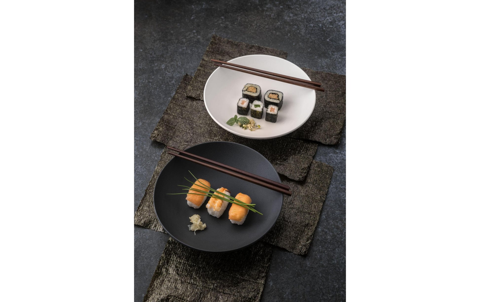 Villeroy & Boch Suppenteller – Ø 23,5 cm, Porzellan, Schwarz, spülmaschinengeeignet, 6 Stück