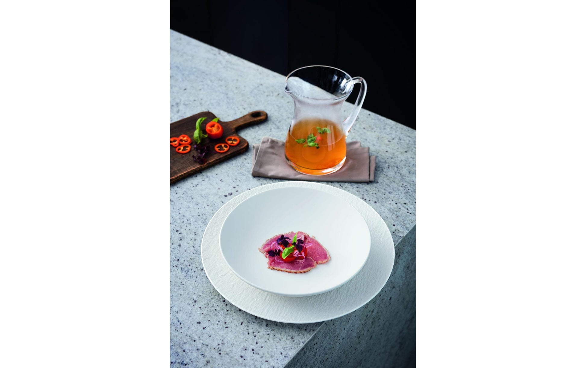 Villeroy & Boch Pasta-Schüssel – 1 l, Porzellan, weiss, mikrowellen- und spülmaschinengeeignet, 6 Stück