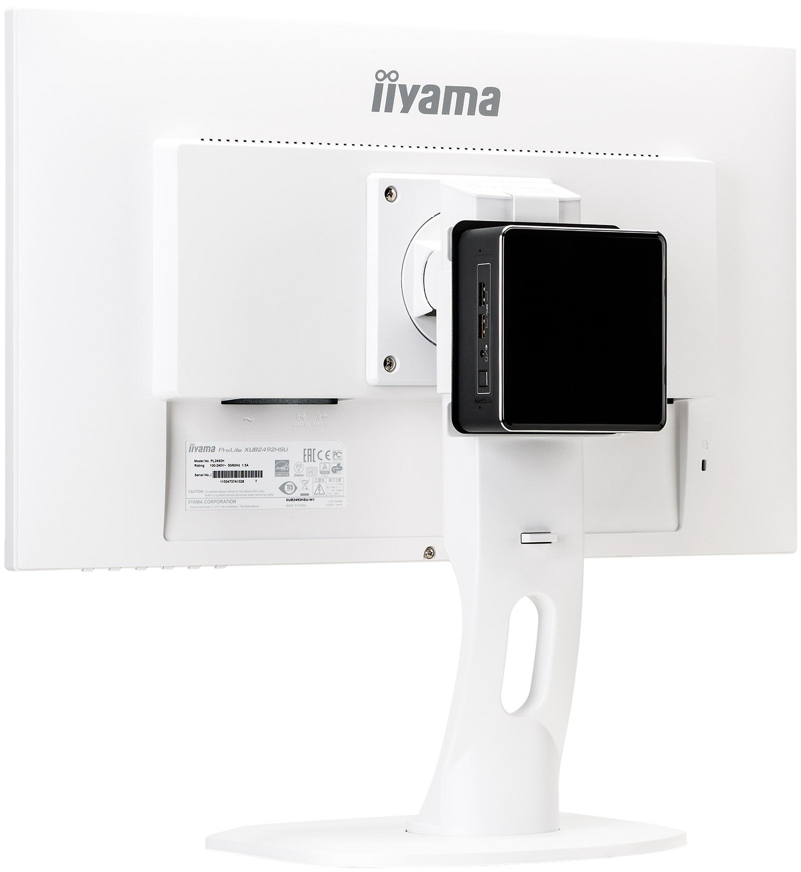 iiyama MD BRPCV03-W – VESA Adapterplatte – Weiss – für ProLite XUB2294HSU-W1, XB2474HS-B2, XUB2595WSU