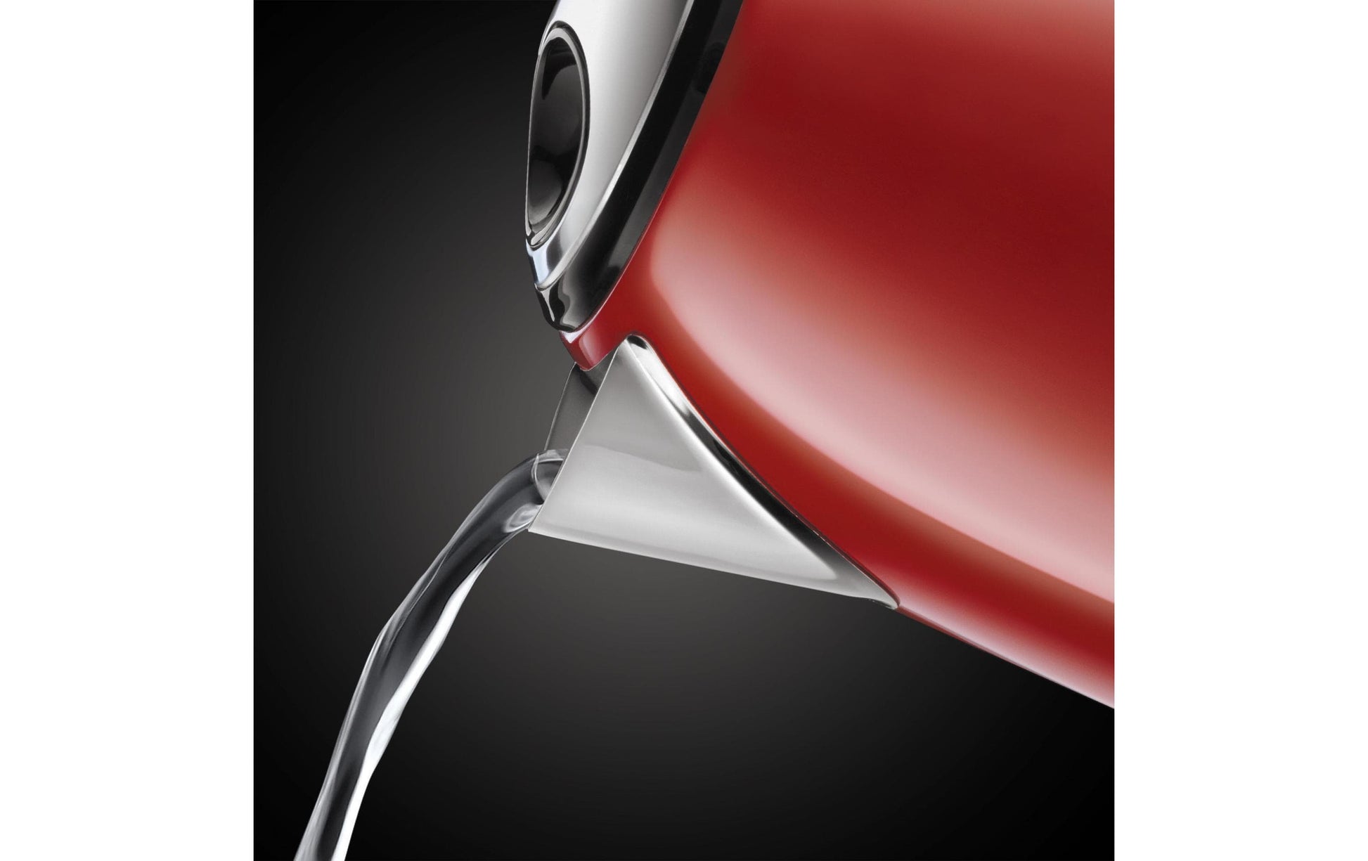 Russell Hobbs Wasserkocher – 1 l, Edelstahl, Rot, 24992-70