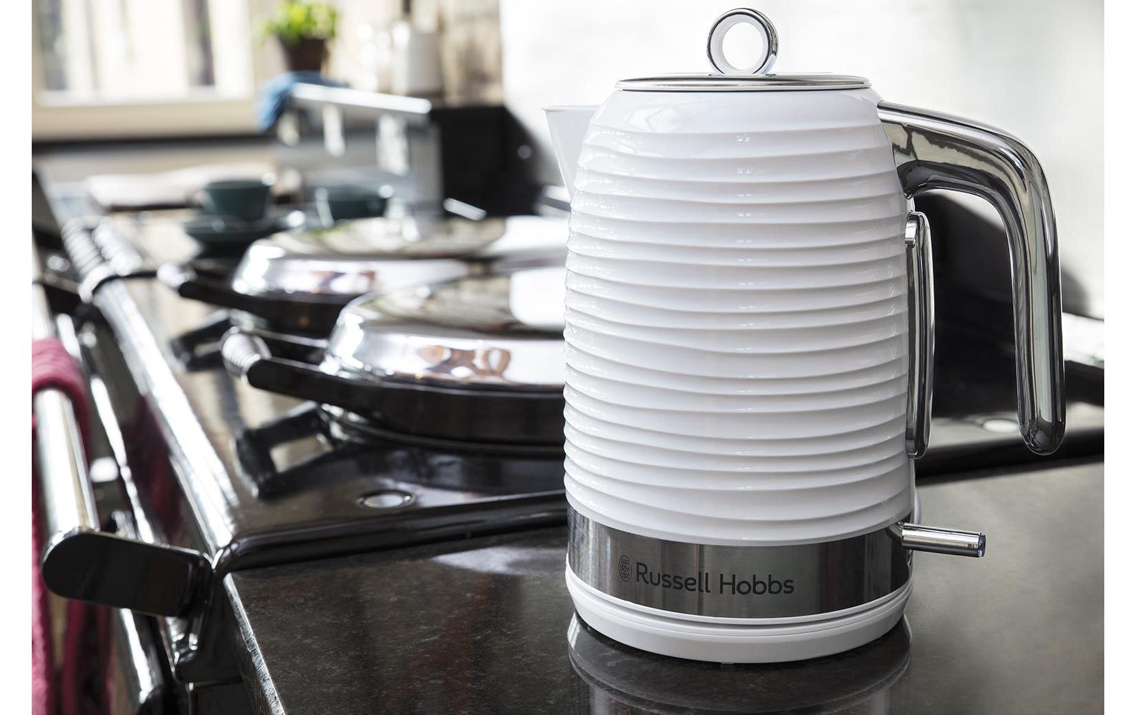 Russell Hobbs Inspire Wasserkocher – 1,7 l, Kunststoff, Weiss, 24360-70