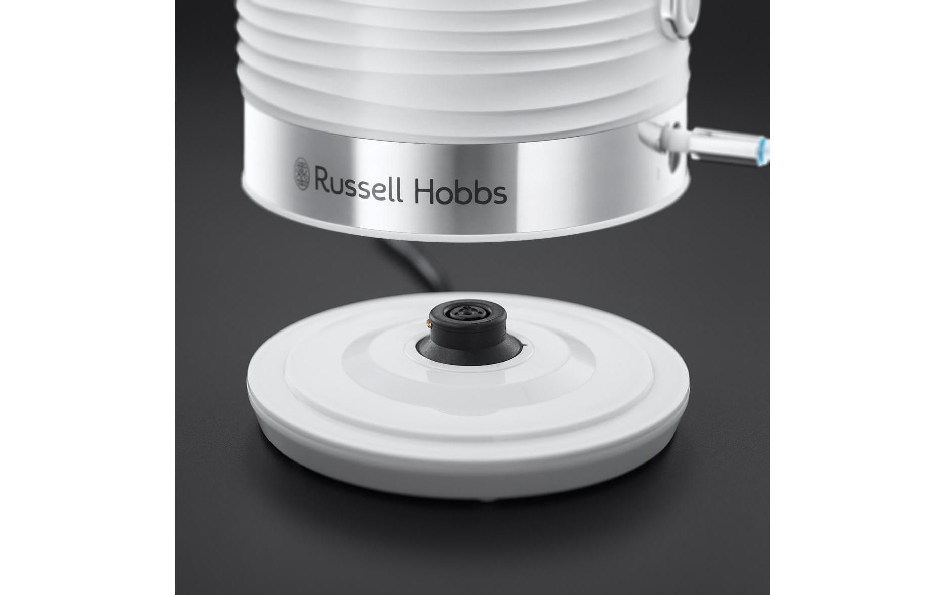 Russell Hobbs Inspire Wasserkocher – 1,7 l, Kunststoff, Weiss, 24360-70