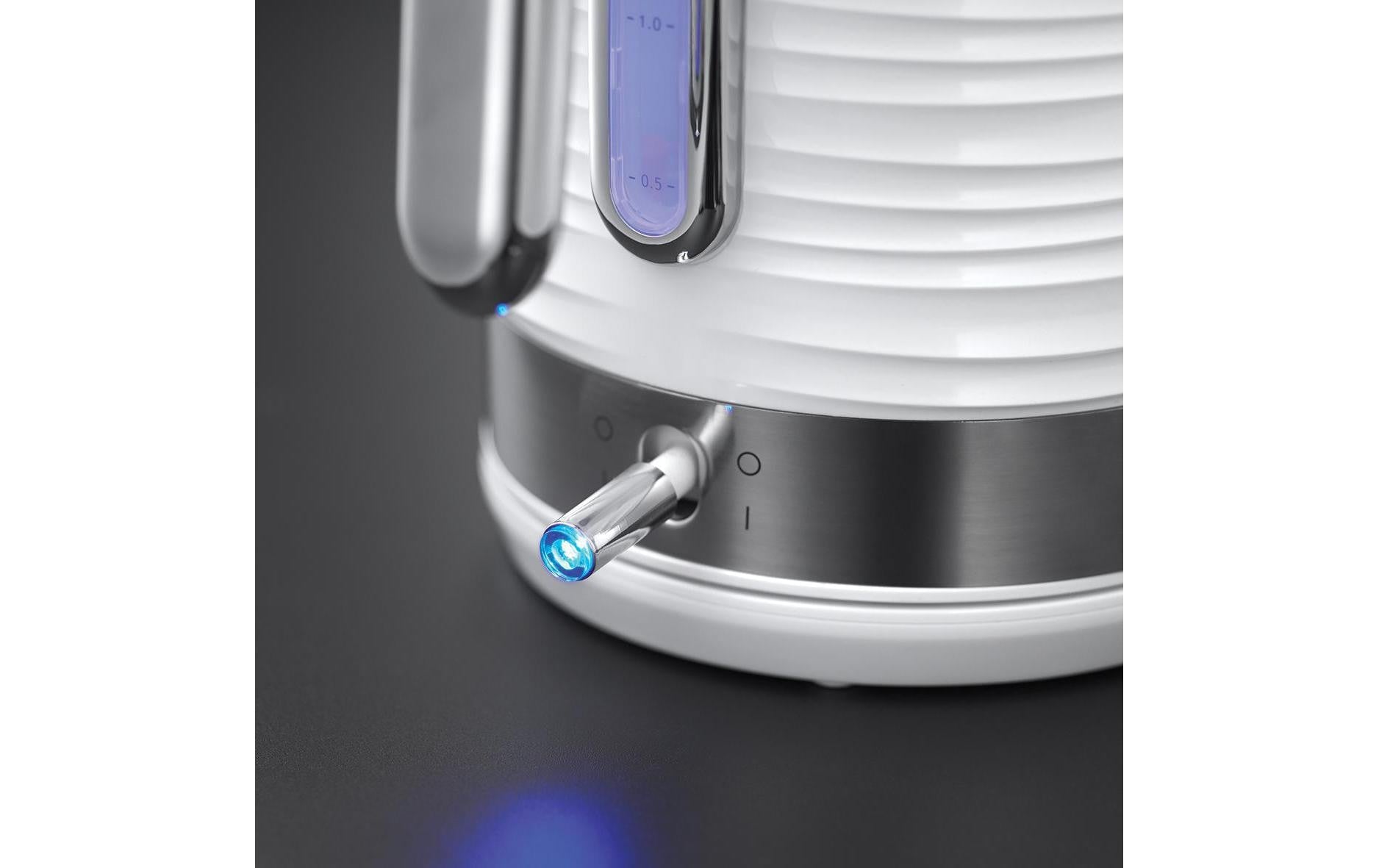 Russell Hobbs Inspire Wasserkocher – 1,7 l, Kunststoff, Weiss, 24360-70