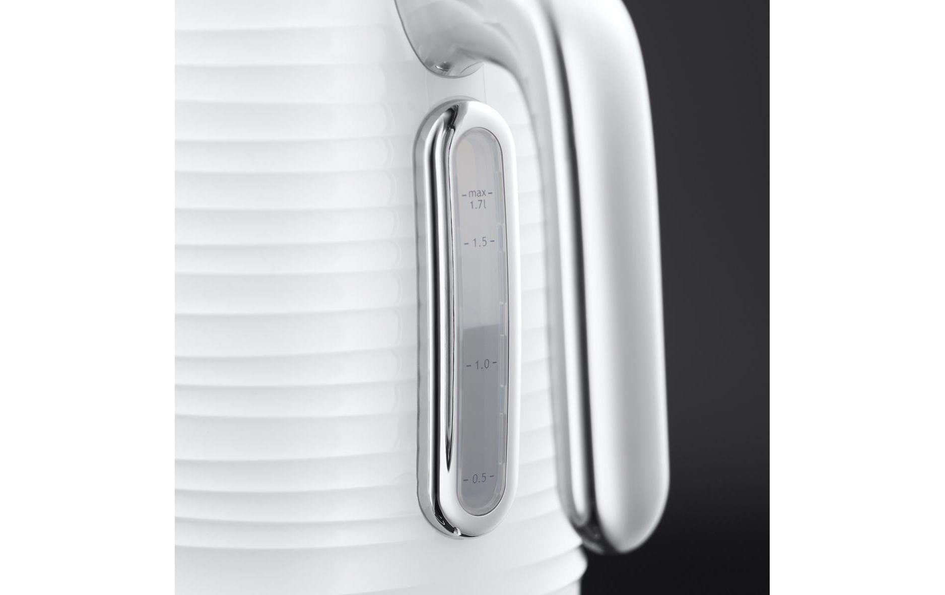 Russell Hobbs Inspire Wasserkocher – 1,7 l, Kunststoff, Weiss, 24360-70