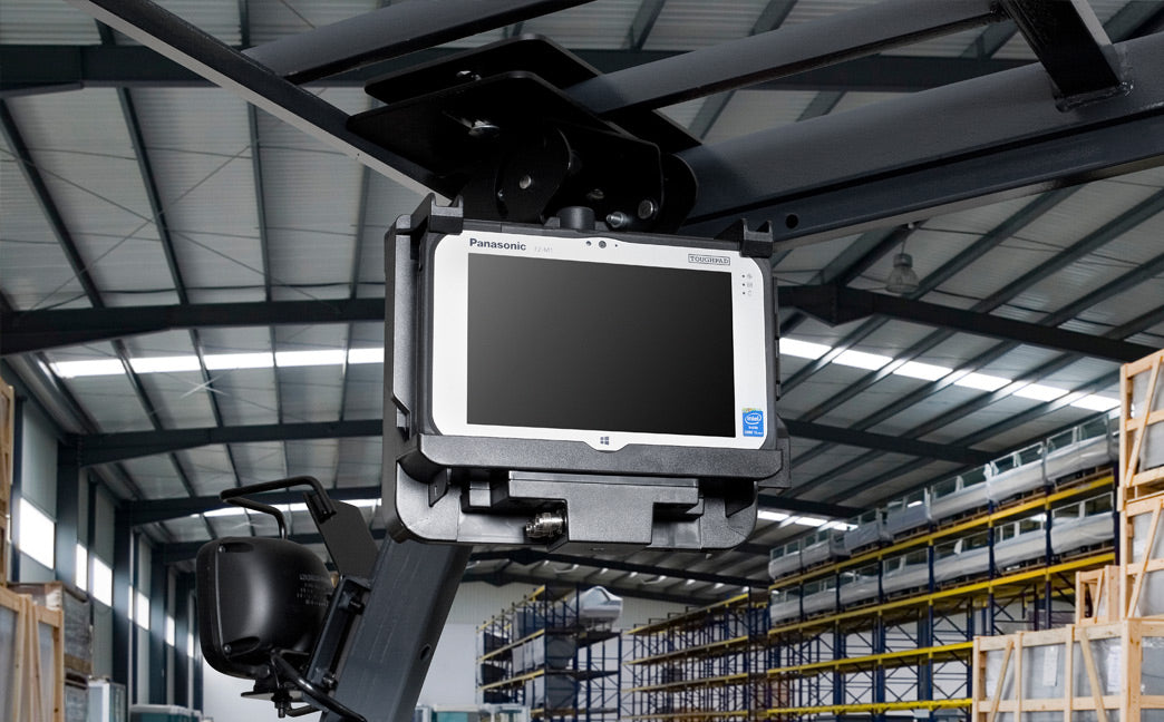 Gamber-Johnson Fahrzeug-Dock für Tablets/UMPCs – Stahl, 360° drehbar – Schwarz