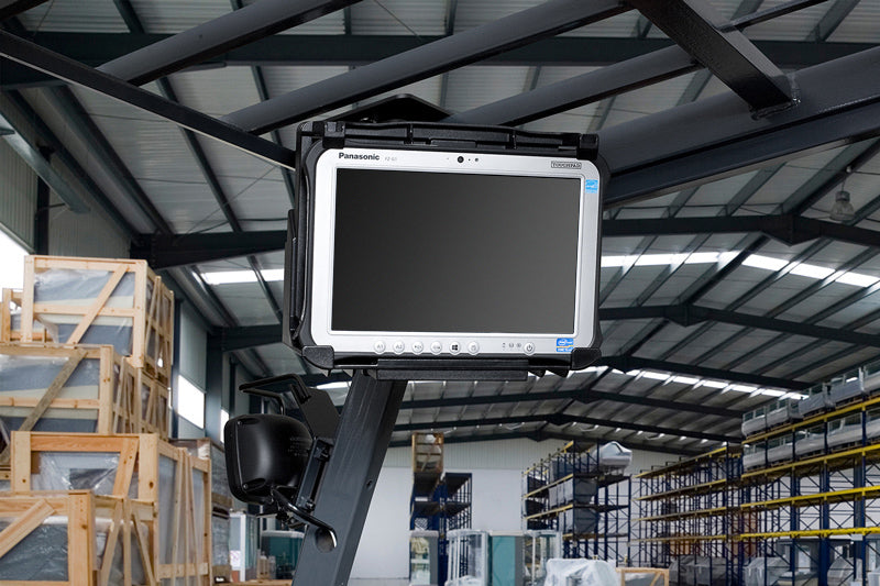 Gamber-Johnson Fahrzeug-Dock für Tablets/UMPCs – Stahl, 360° drehbar – Schwarz