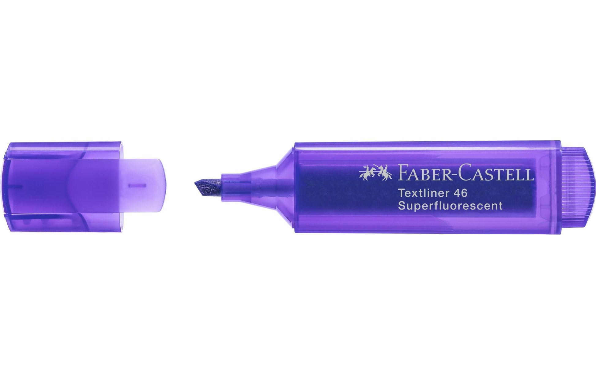 Faber-Castell Textmarker Violett – Keilspitze, 1–5 mm, nachfüllbar