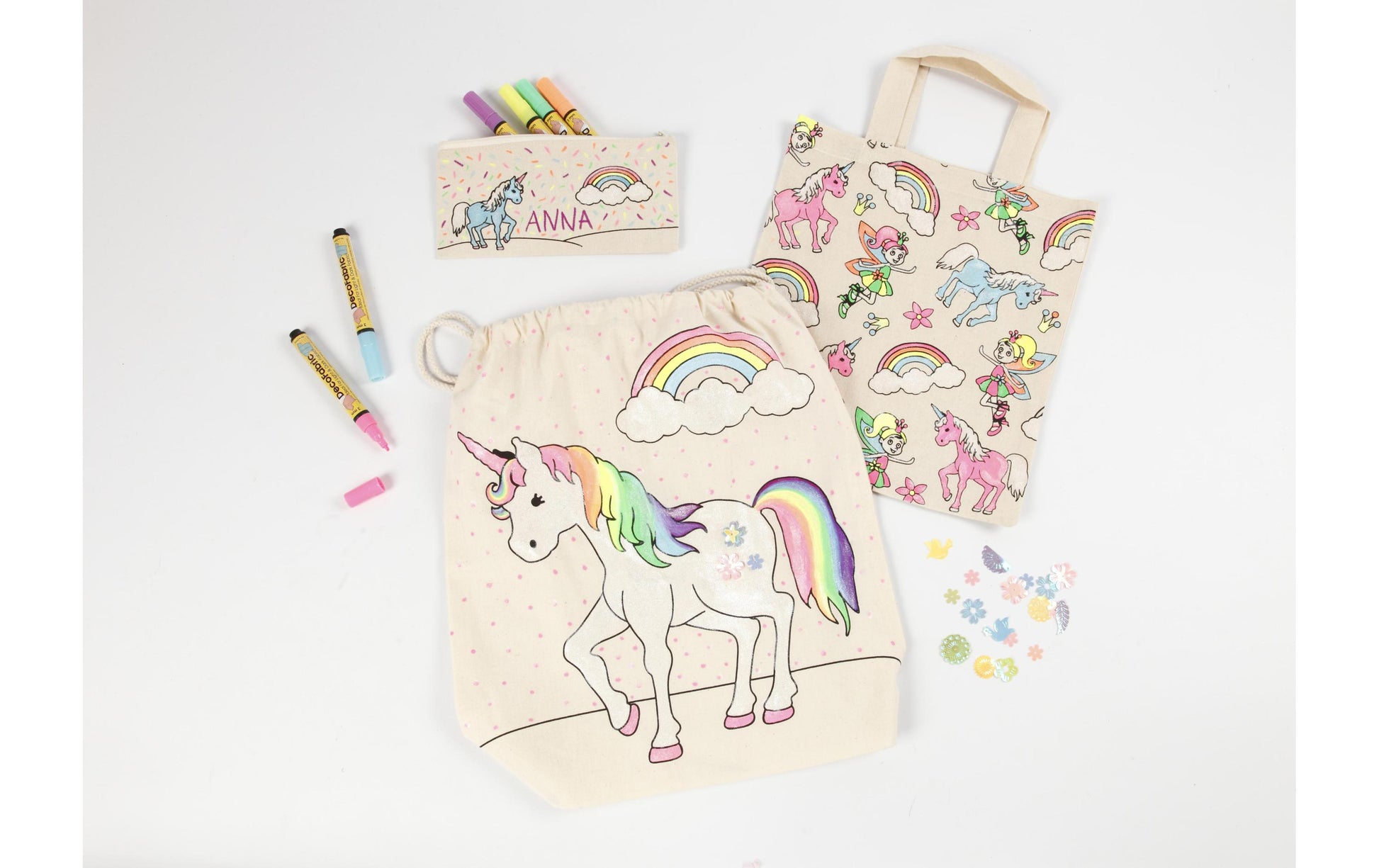 Creativ Company Sportbeutel Hellnatur – Baumwolle, beige, 37 × 41 cm