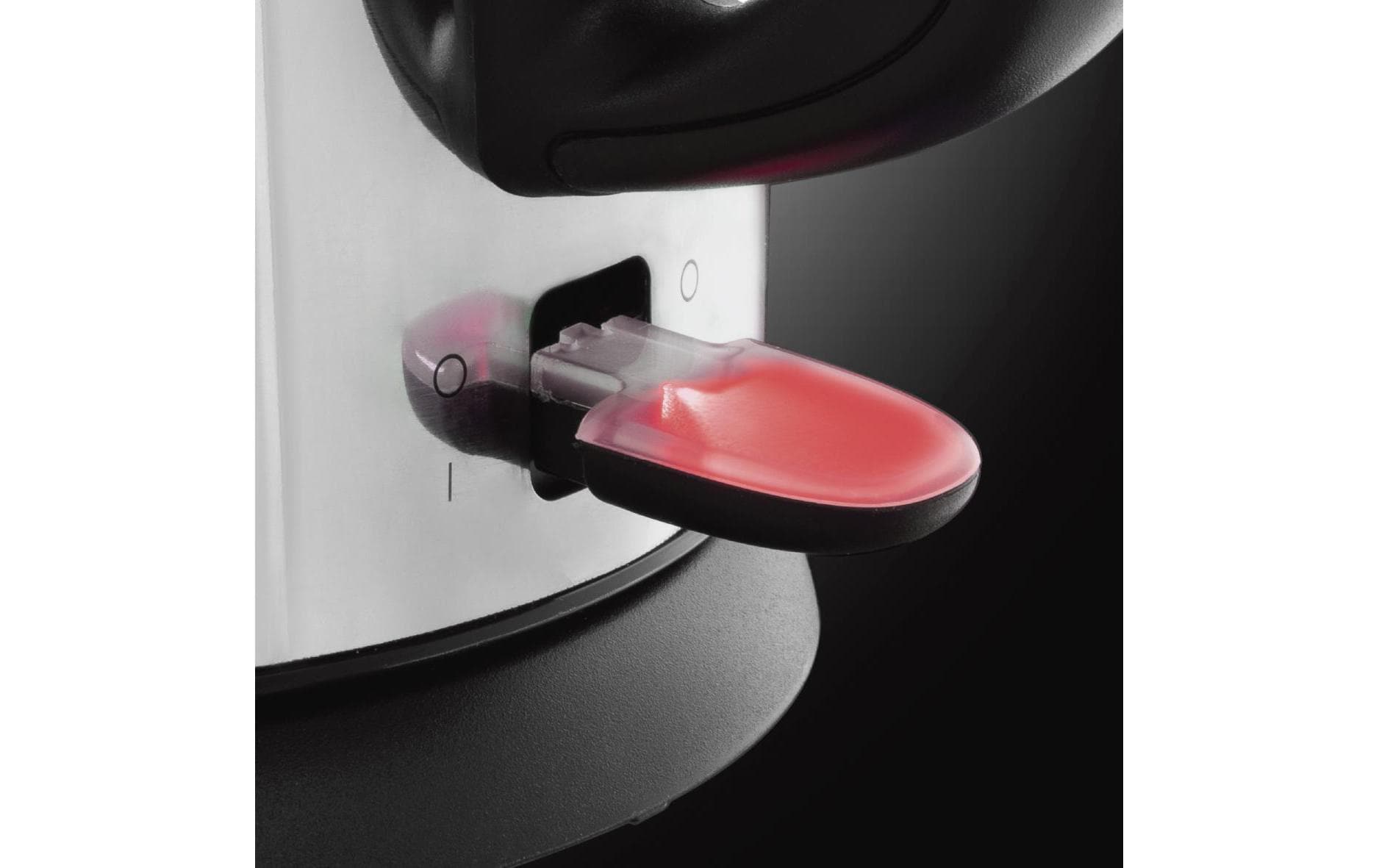 Russell Hobbs Victory Wasserkocher – 1 l, Warmhaltefunktion, Edelstahl, Schwarz, 24990-70