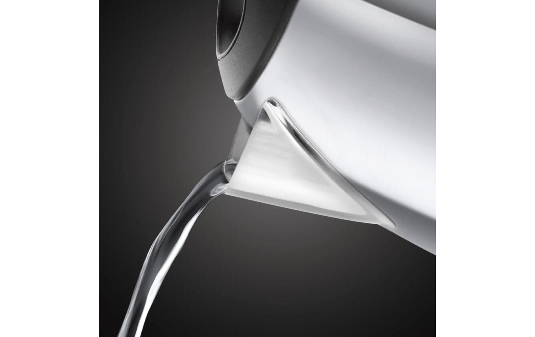 Russell Hobbs Victory Wasserkocher – 1 l, Warmhaltefunktion, Edelstahl, Schwarz, 24990-70
