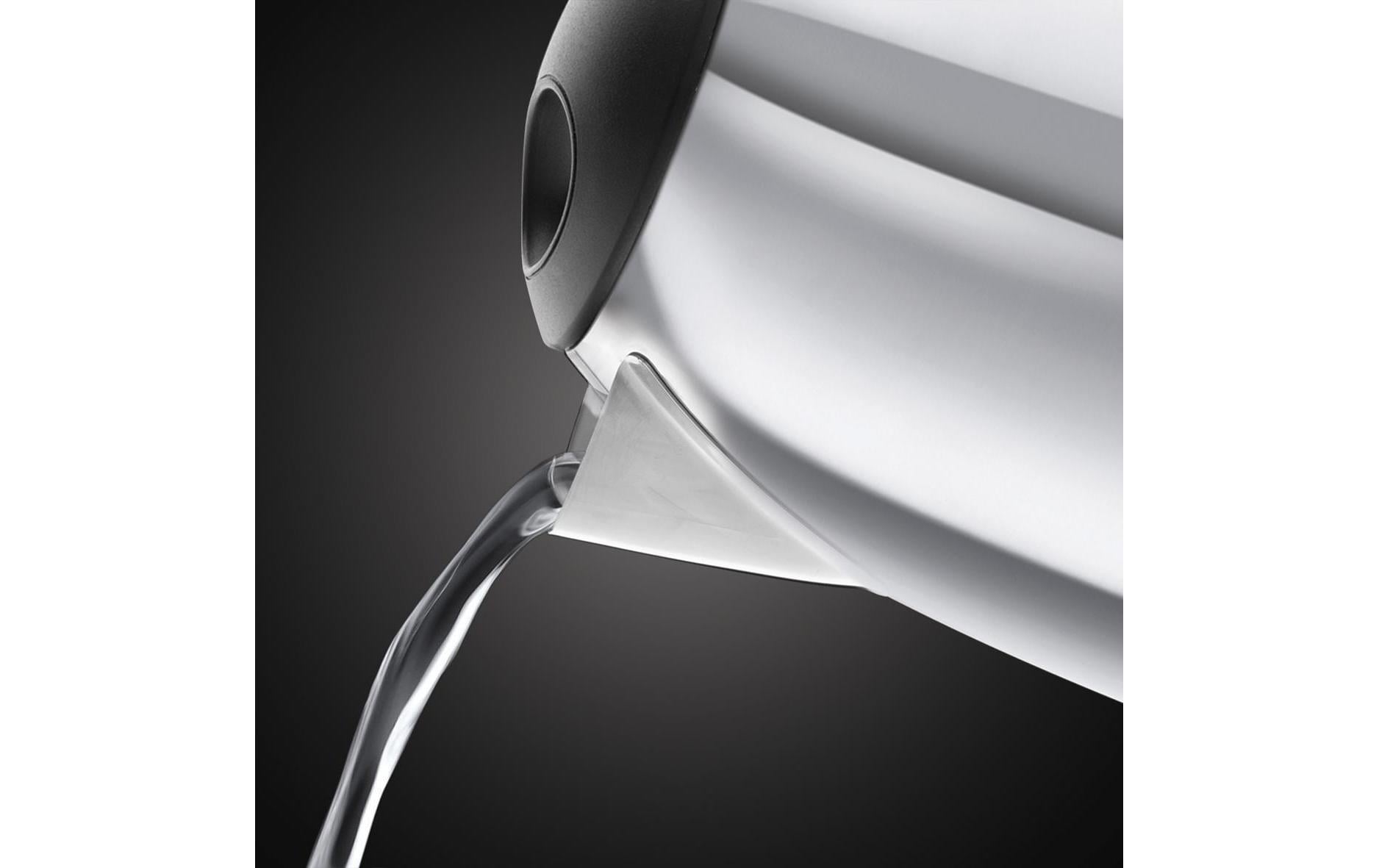 Russell Hobbs Victory Wasserkocher – 1,7 l, Edelstahl, Schwarz, 23930-70