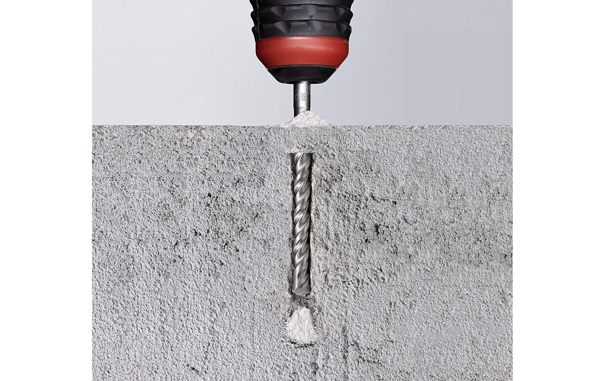 kwb SDS Plus Hammerbohrer-Set 5/6/8 × 110 mm, 6/8/10/12 × 160 mm – 7-tlg. – für Mauerwerk & Beton