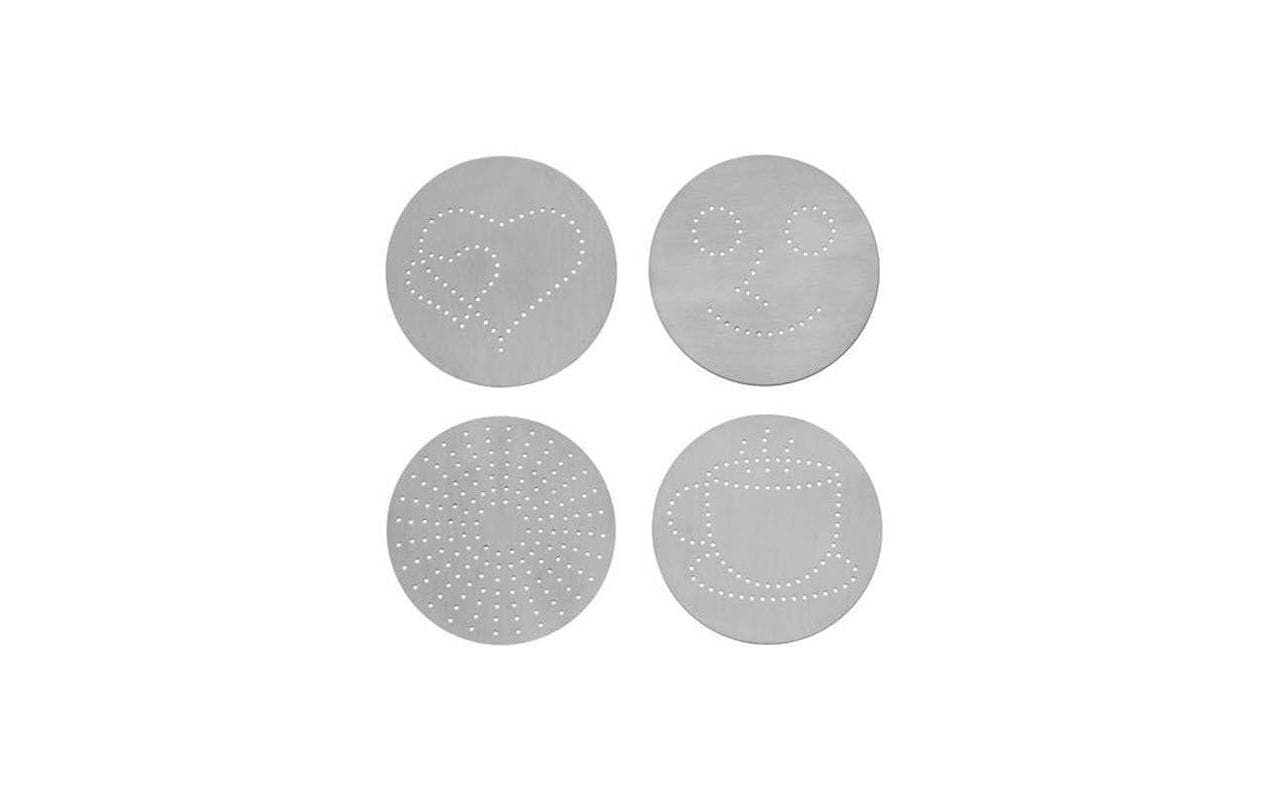 Westmark Streudose Ø 7,5 × 11 cm, Edelstahl, silber, mit 4 Motiven