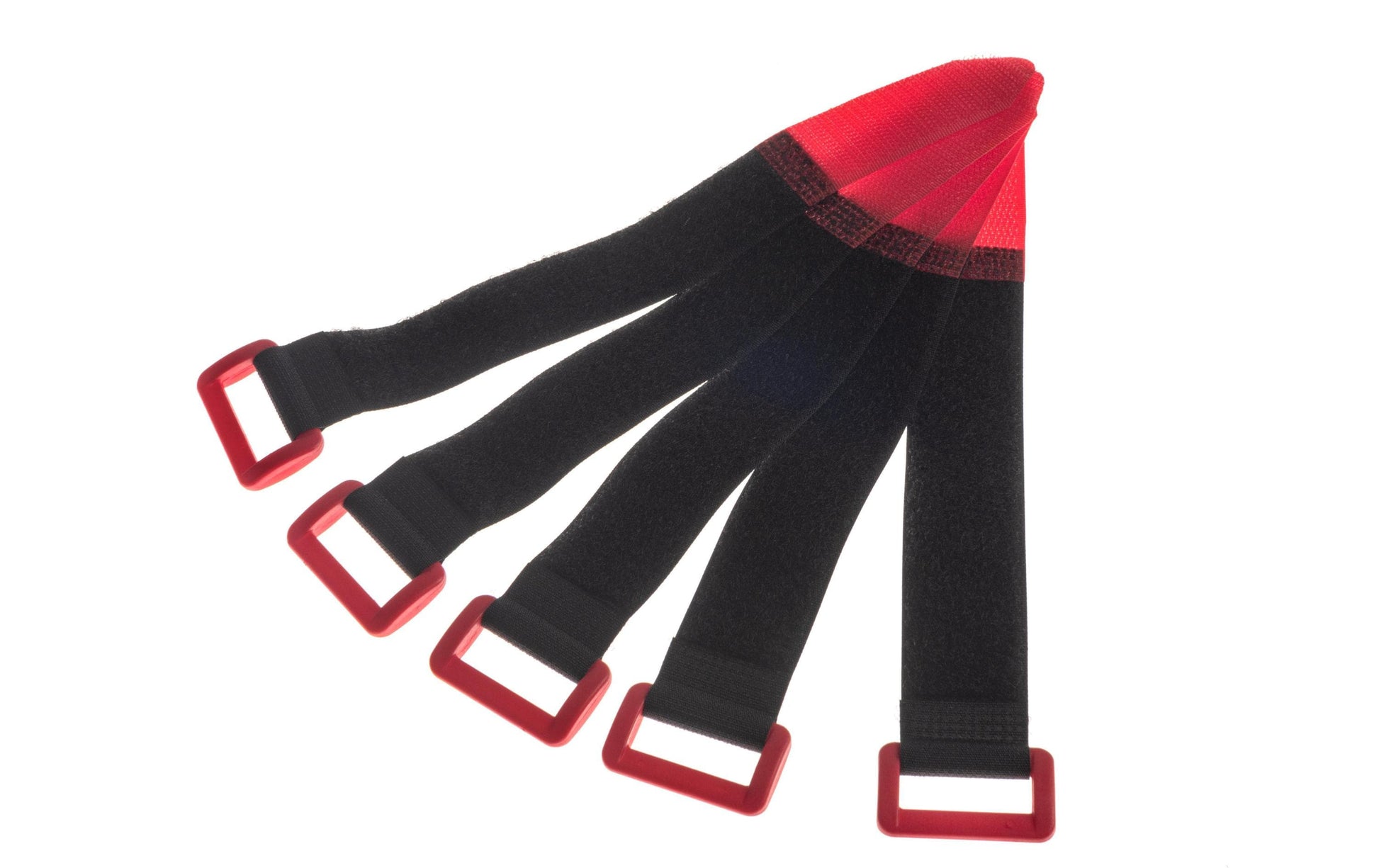 Fastech – Schlaufenband 200 × 25 mm, mit Schnalle, Rot, 5 Stk.