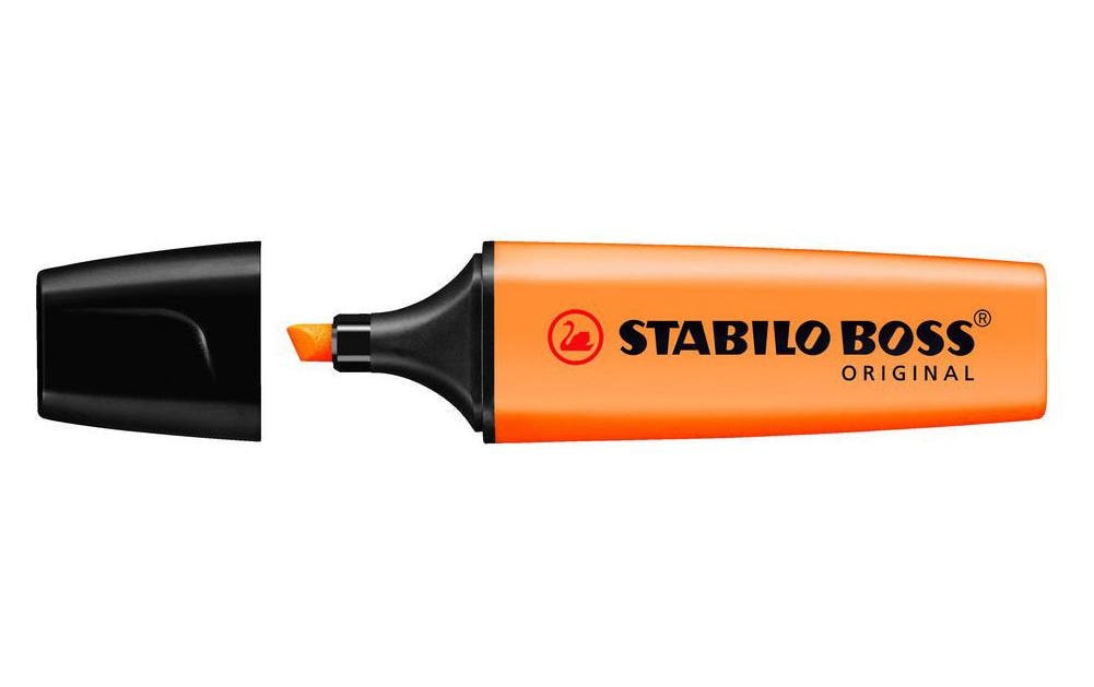 STABILO BOSS Original Textmarker Set 6 Farben – Keilspitze, 2–5 mm, nachfüllbar