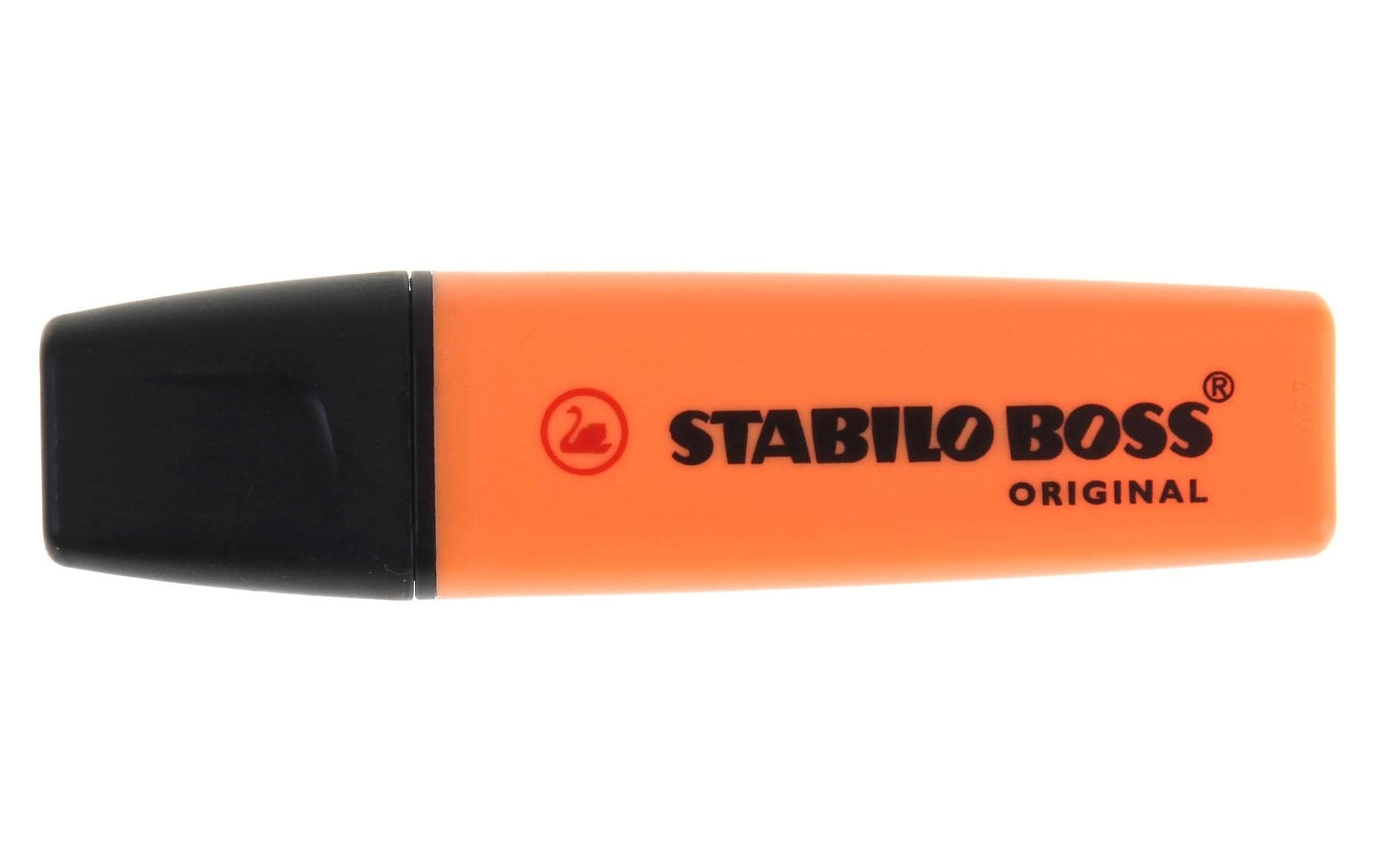 STABILO BOSS Original Textmarker Set 4 Farben – Keilspitze, 2–5 mm, nachfüllbar