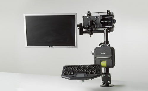 Gamber-Johnson High Adjust Extend – Zubehör: Adapterplatte – für Tischhalterung, VESA 75 × 75/100 × 100 mm