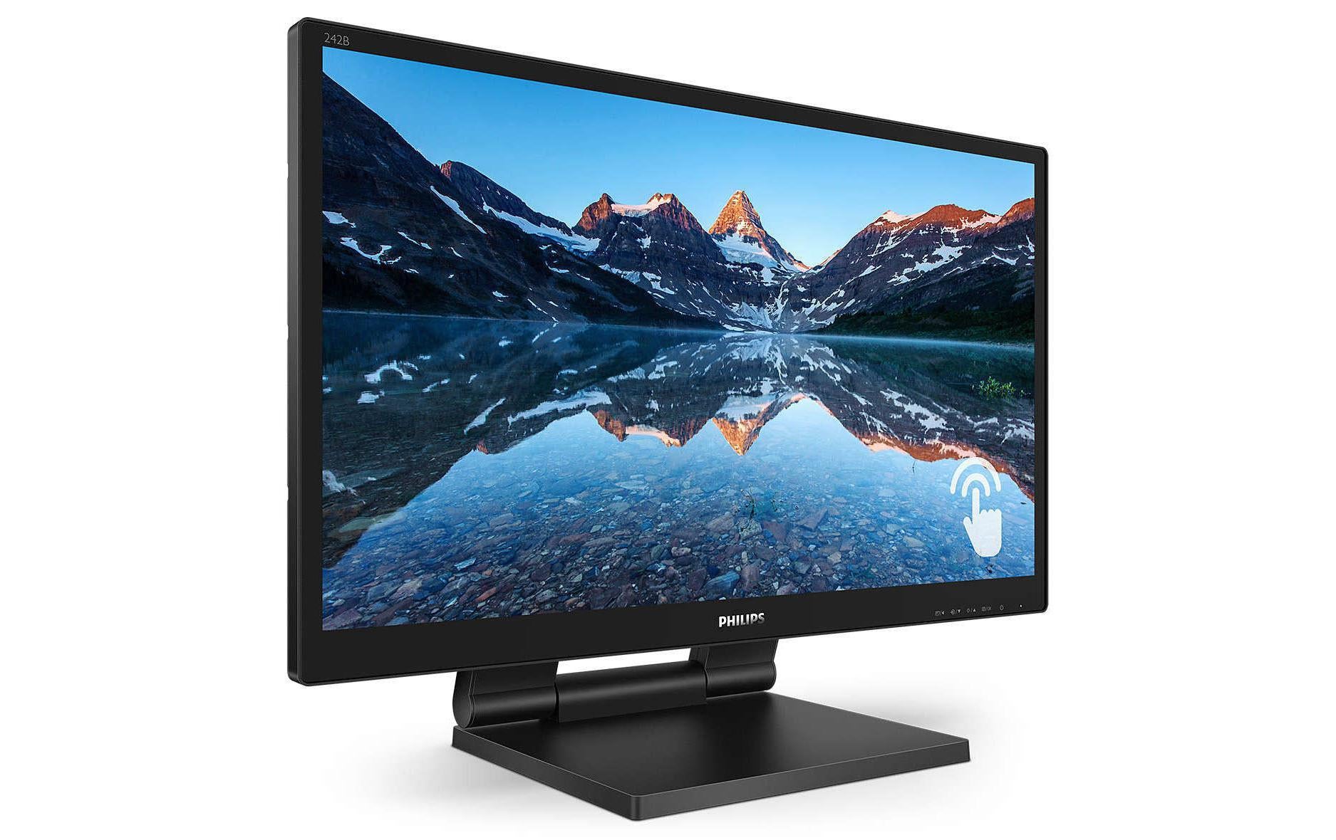 Philips 242B9T/00 – Monitor, 23,8", 60 Hz, 250 cd/m², USB-Hub, integrierte Lautsprecher, VESA 100 × 100, schwarz