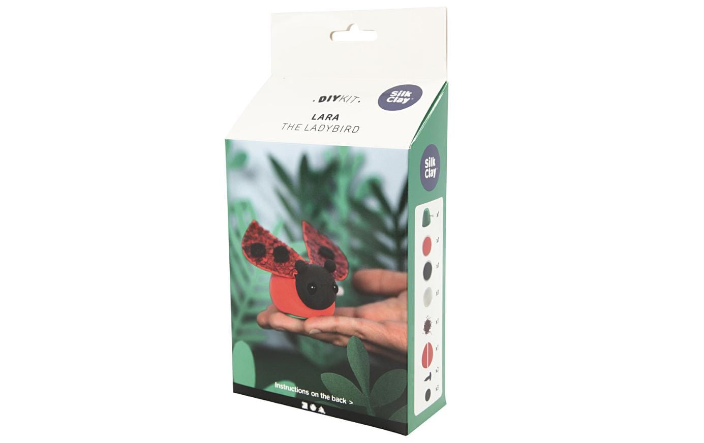 Creativ Company Knete-/Modelliermasse-Set (lufthärtend) – Lara der Marienkäfer – 100779