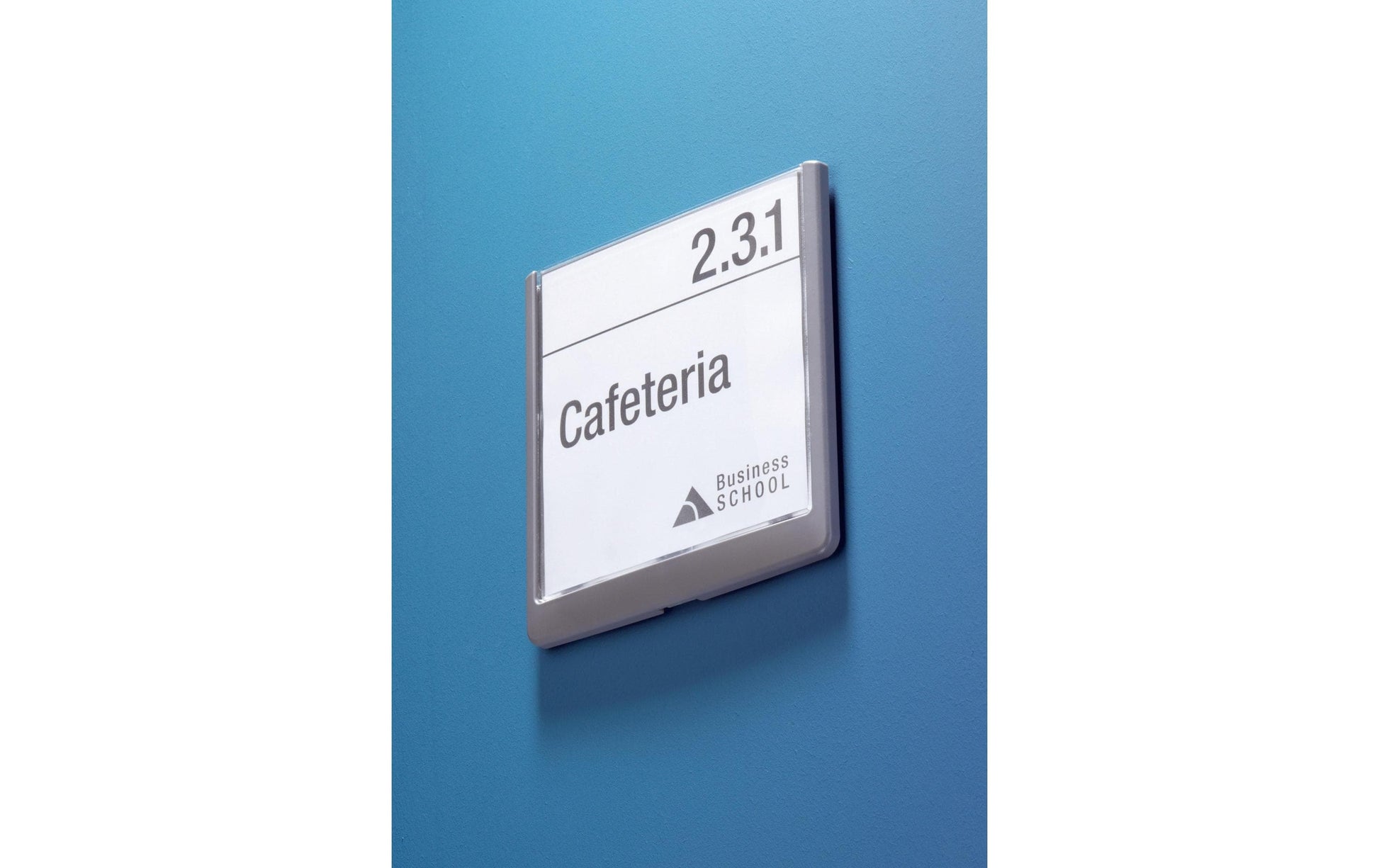 Durable Namensschild – 149×148,5 mm, Kunststoff, Graphit, selbstklebend, 1 Stk.