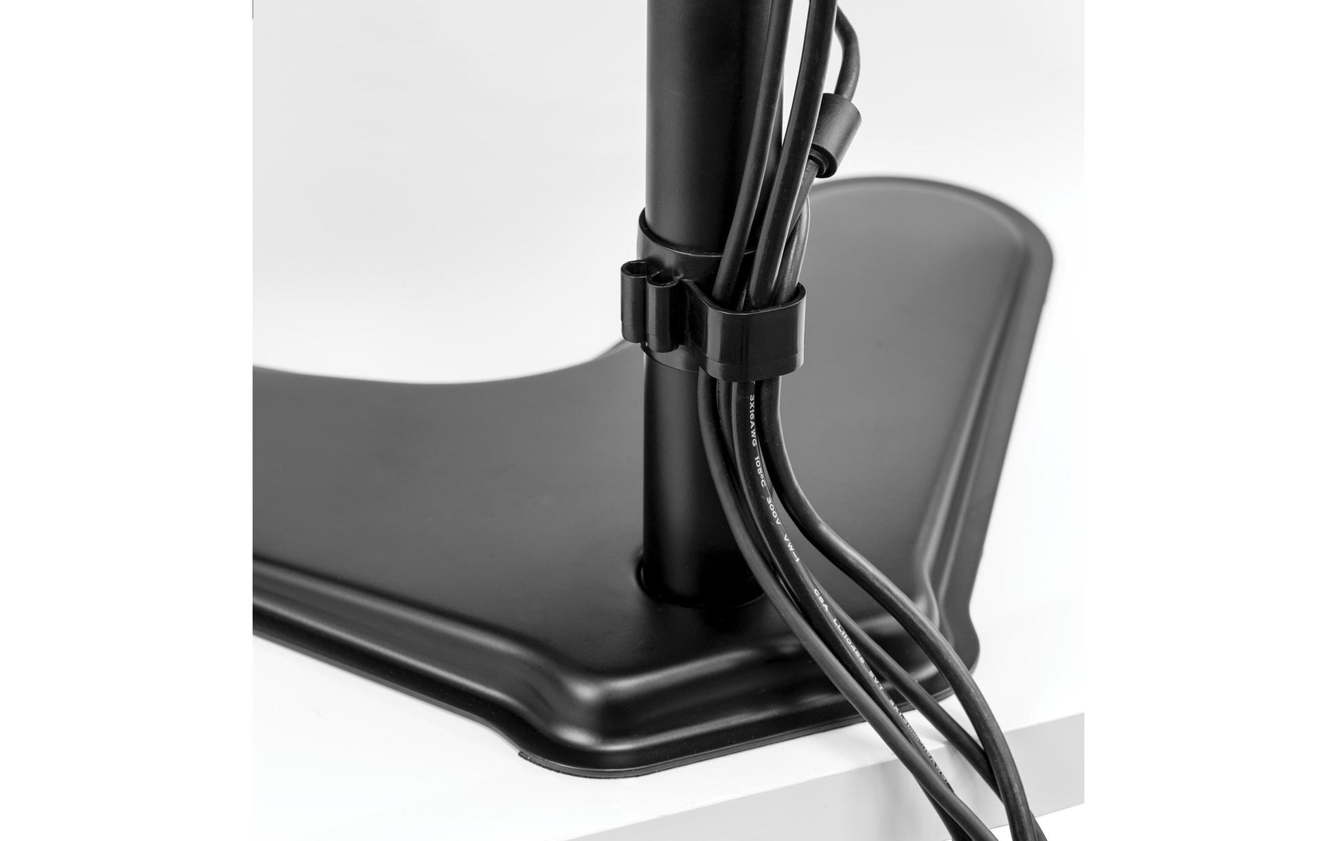 Fellowes Seasa – Monitorarm, 2, Standfuss, bis 30", VESA 75 × 75 mm, 16 kg, neigbar, schwarz
