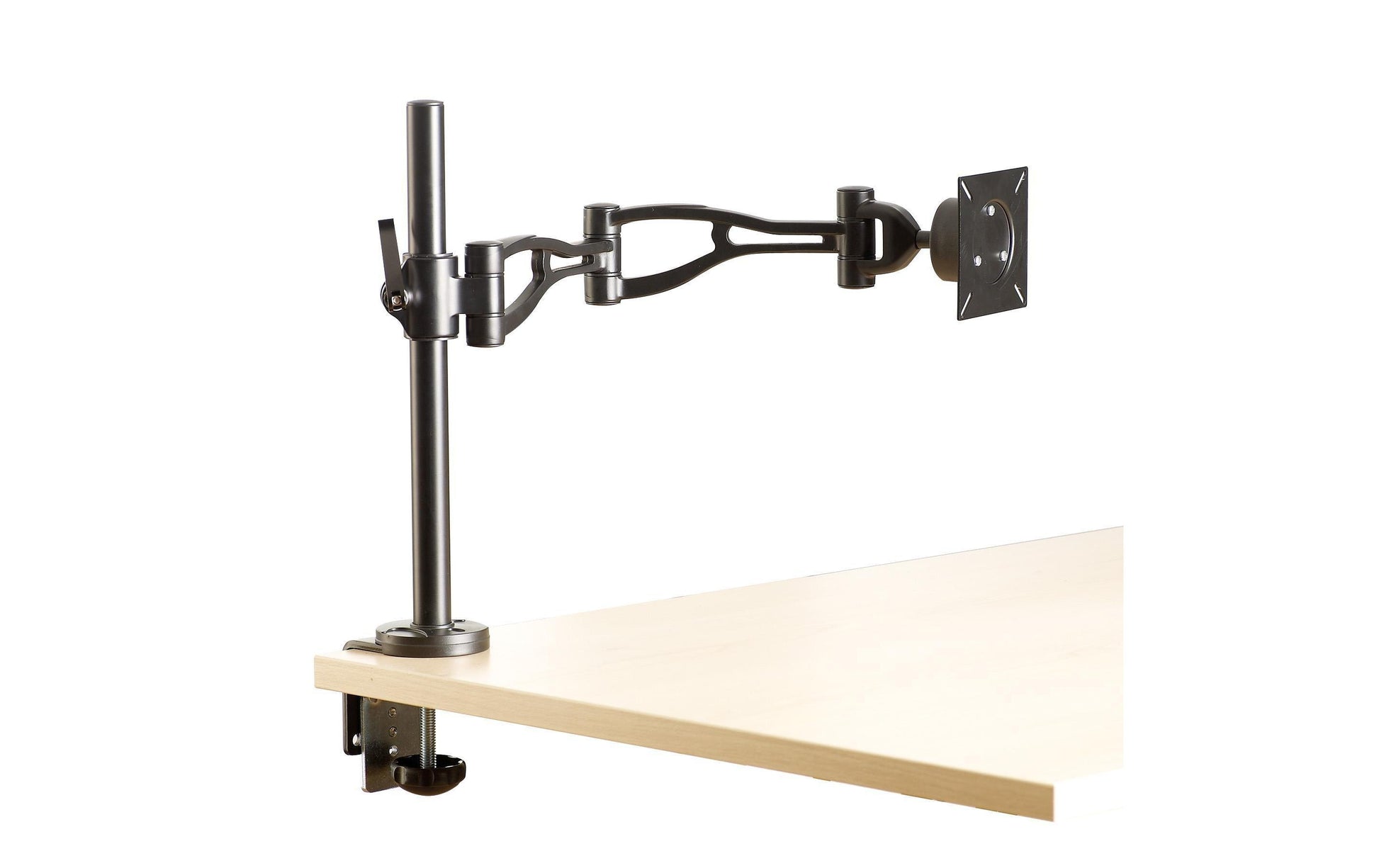 Fellowes Vista – Monitorarm, Tischklemme, 10 kg, höhenverstellbar, neigbar −37 – 37°, schwarz