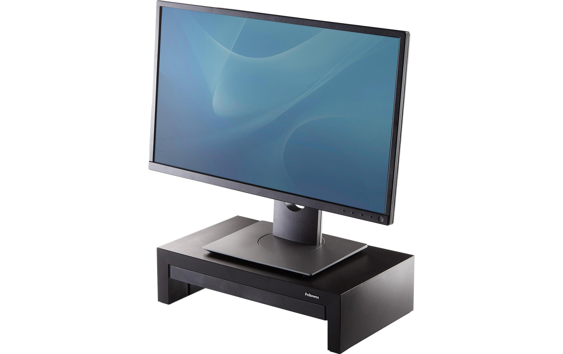 Fellowes Designer Suites – Monitorhalterung, 18 kg, Füsse 3-stufig, bis 4 cm, Schwarz