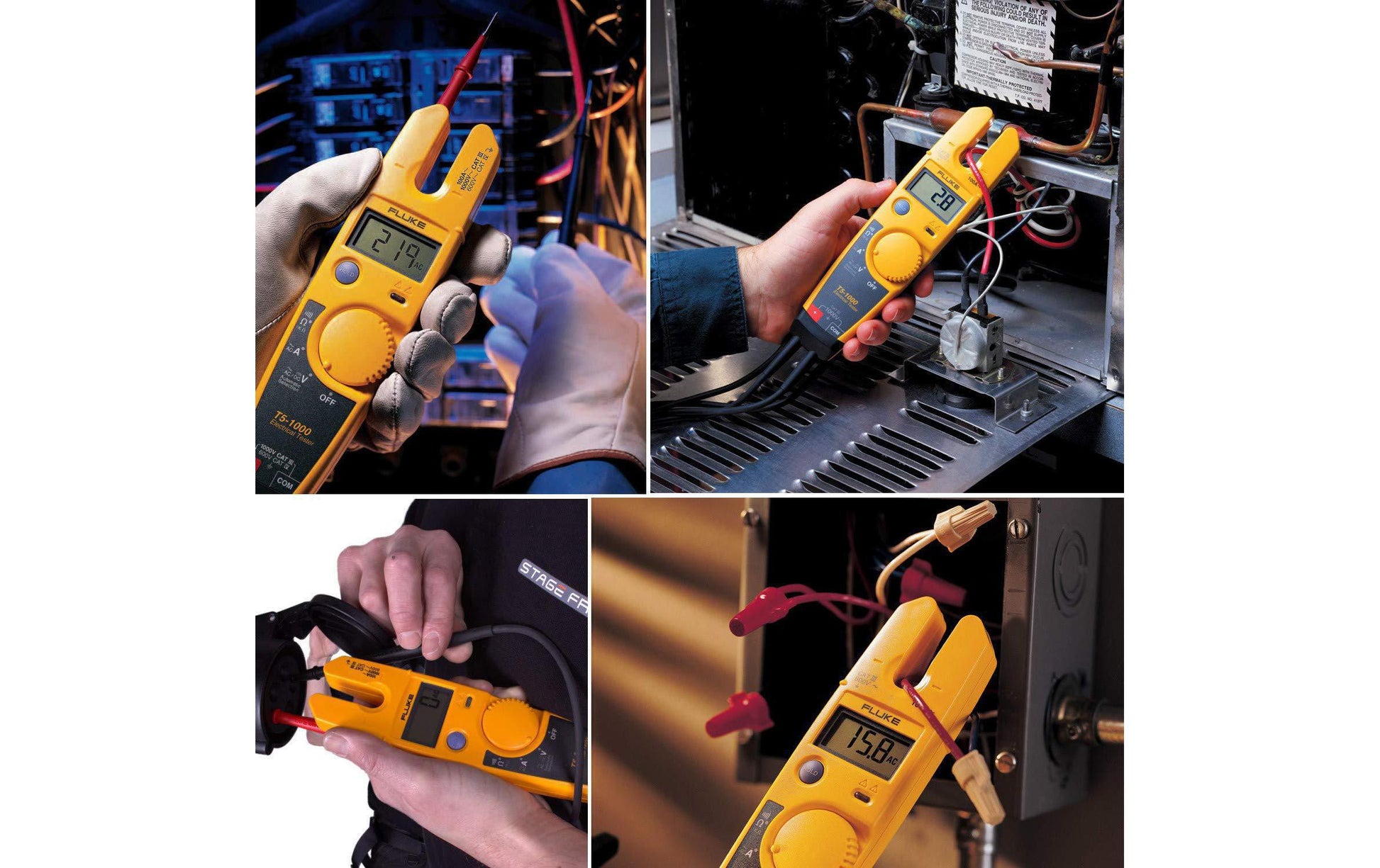 Fluke T5 – Multimeter, bis 1000 V AC, bis 100 A AC