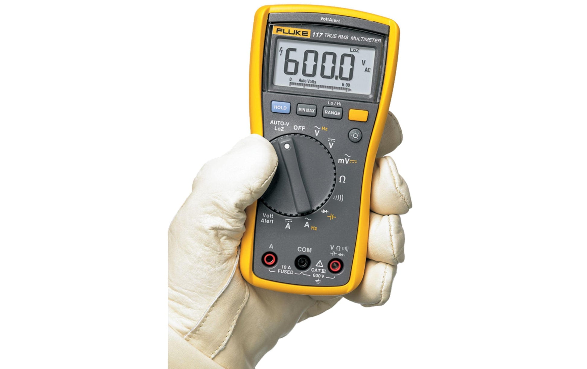 Fluke 117 – Multimeter, 600 V AC, 10 A AC