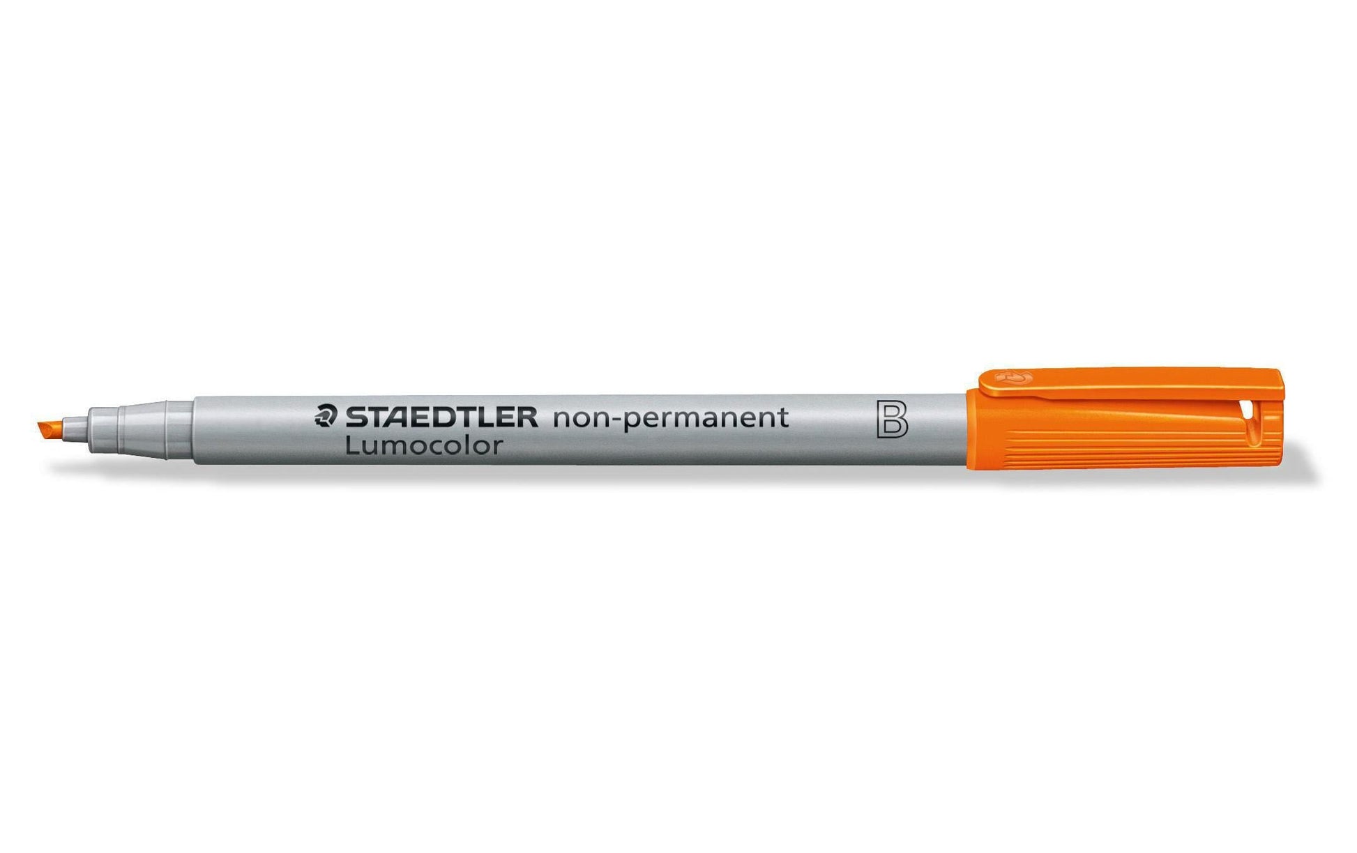 Staedtler Nicht-permanenter Marker Lumocolor F – Keilspitze 1 mm – Orange
