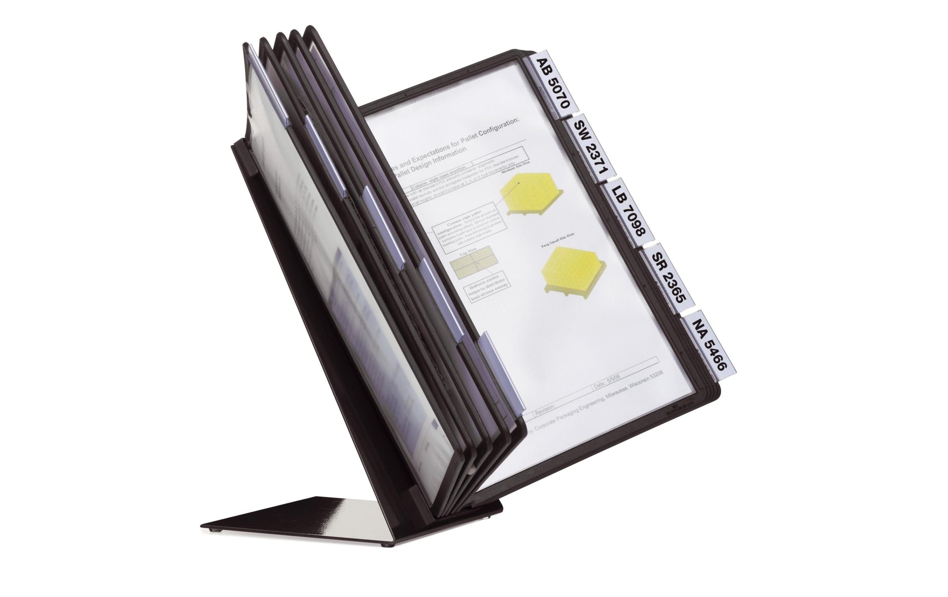 Durable Formularhalter, für A4, Metall, schwarz