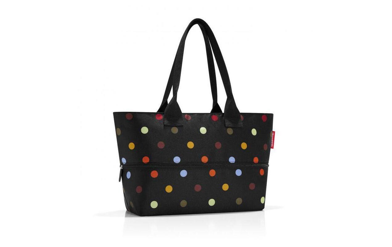 Reisenthel Stofftasche, Polyester, Motiv Punkte, 500×350×165 mm, lange Henkel