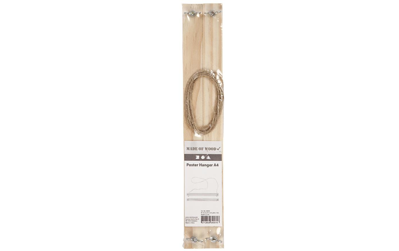 Creativ Company Bilderrahmen – für 21 × 29,7 cm – Kiefer, braun