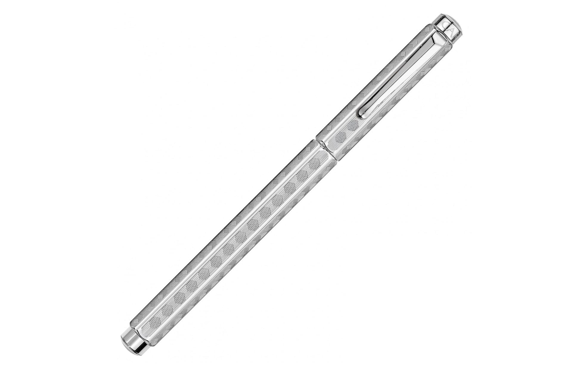 Caran d-Ache Caran d'Ache Ecridor Heritage Palladium – Feder M – für Rechts- & Linkshänder – Silber, Blau