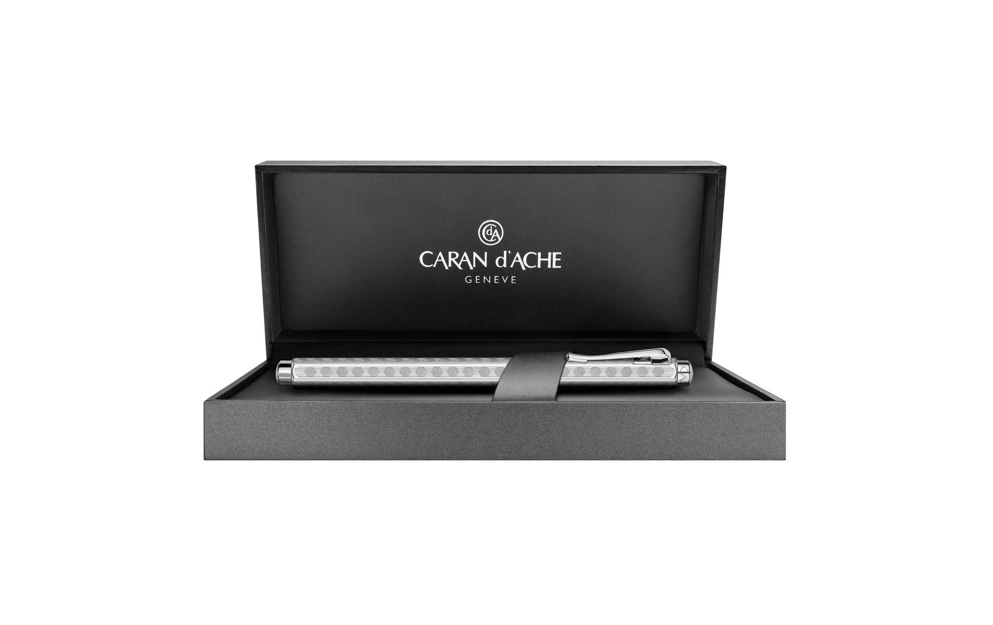 Caran d-Ache Caran d'Ache Ecridor Heritage Palladium – Feder M – für Rechts- & Linkshänder – Silber, Blau