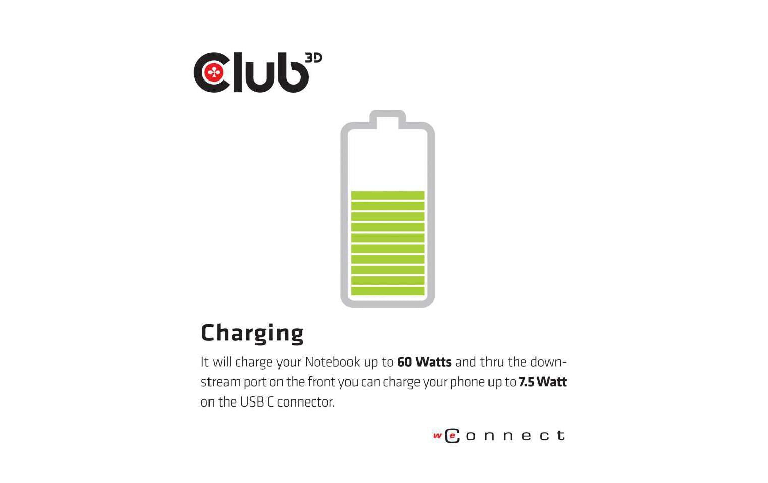 CLUB3D Club 3D CSV-1562 Dockingstation – USB-C, 2× DP, 3× HDMI, 4× USB-A, 135 W PD, GbE, 3,5 mm, für Windows/Mac