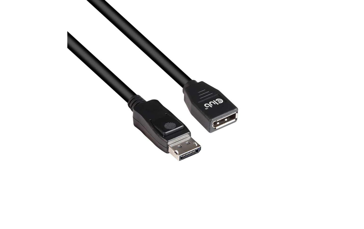 CLUB3D Club 3D DisplayPort Verlängerung DP 1.4 8K 60 Hz – 2 m – für Geräte mit DisplayPort-Anschluss