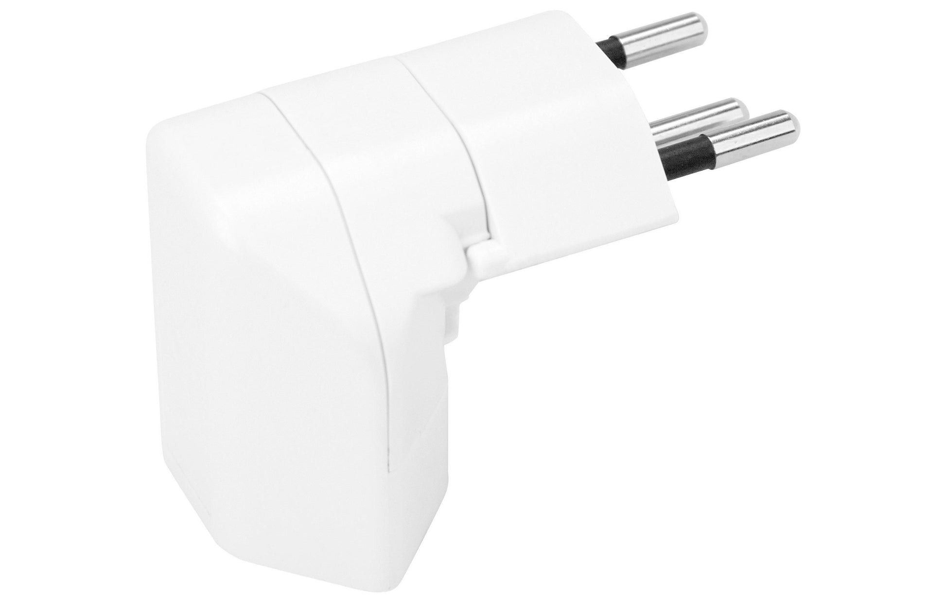 Steffen Peachick Move Winkeladapter – 1× Steckdose T13, 90° abgewinkelt, 270° drehbar, Kinderschutz, Weiss