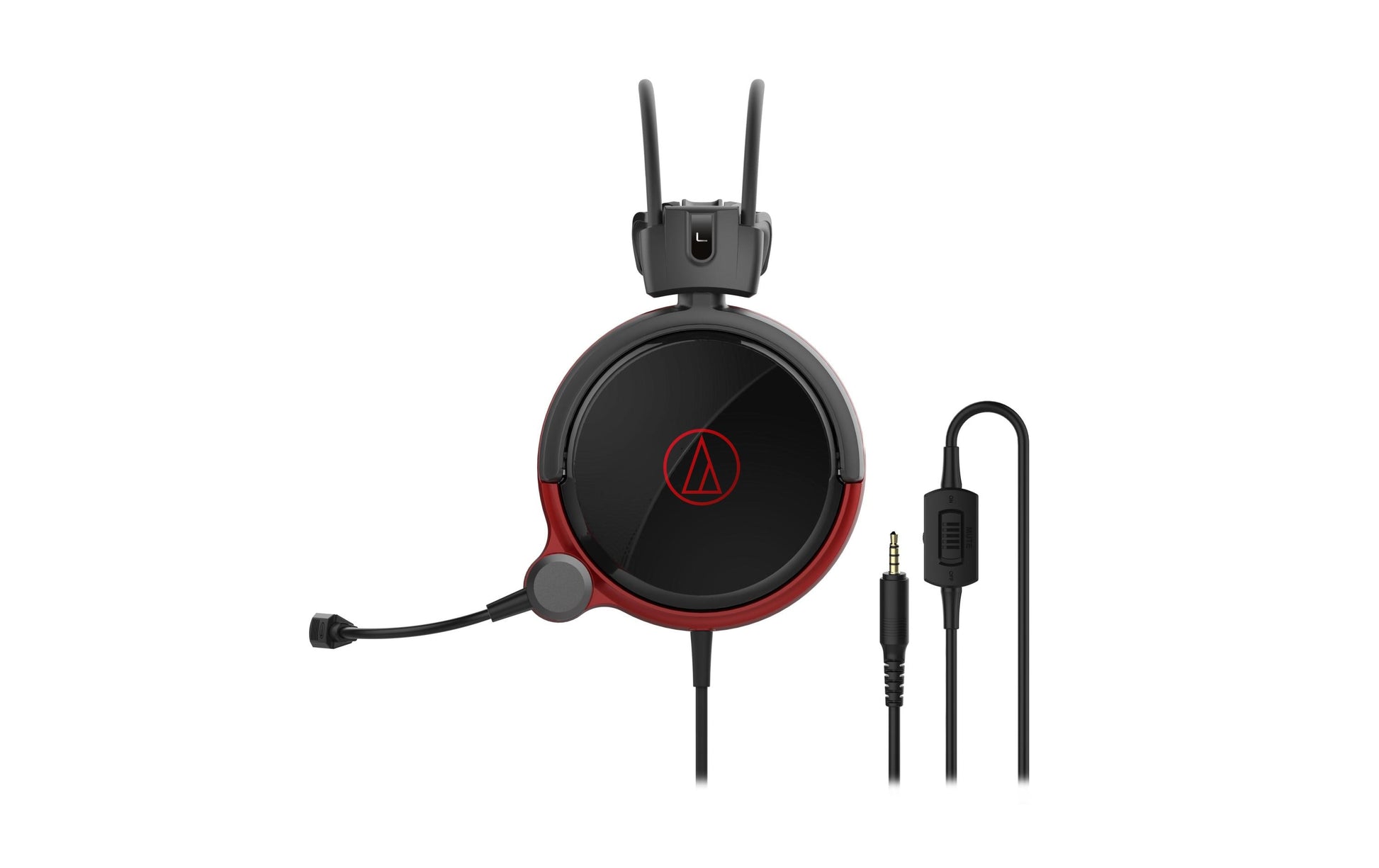 Audio-Technica ATH-AG1X – Gaming-Headset Over-Ear – 3,5 mm Klinke, wegklappbares Mikrofon – schwarz – für PS4