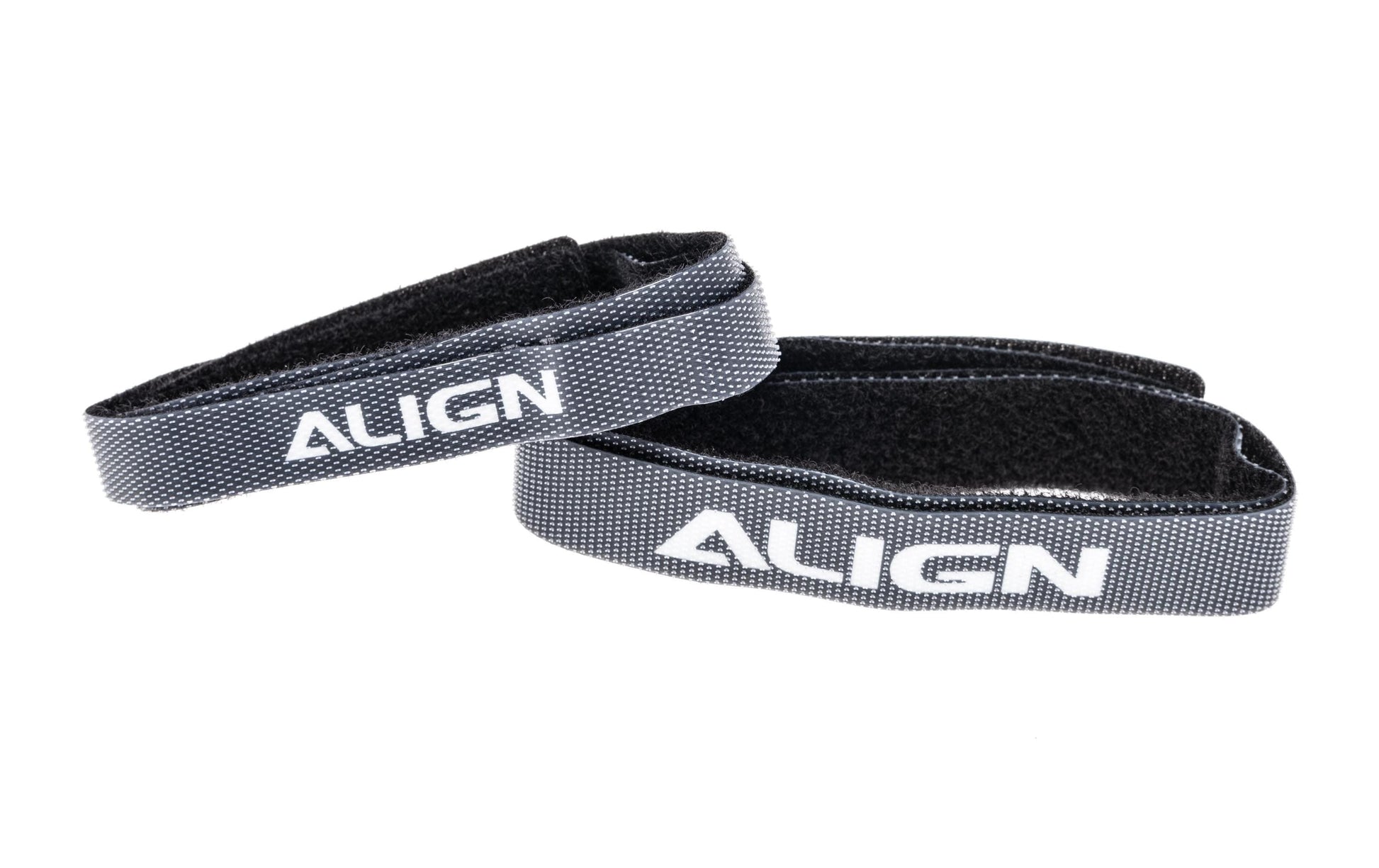 ALIGN HN6023T Klettband – 10 mm × 0,2 m, schwarz, Nylon, selbstklebend, 5 Stück