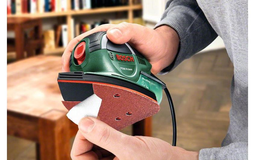 Bosch PSM Primo Multischleifer – 50 W – Mikroklett – 12 000–24 000 UPM, 1,4 mm