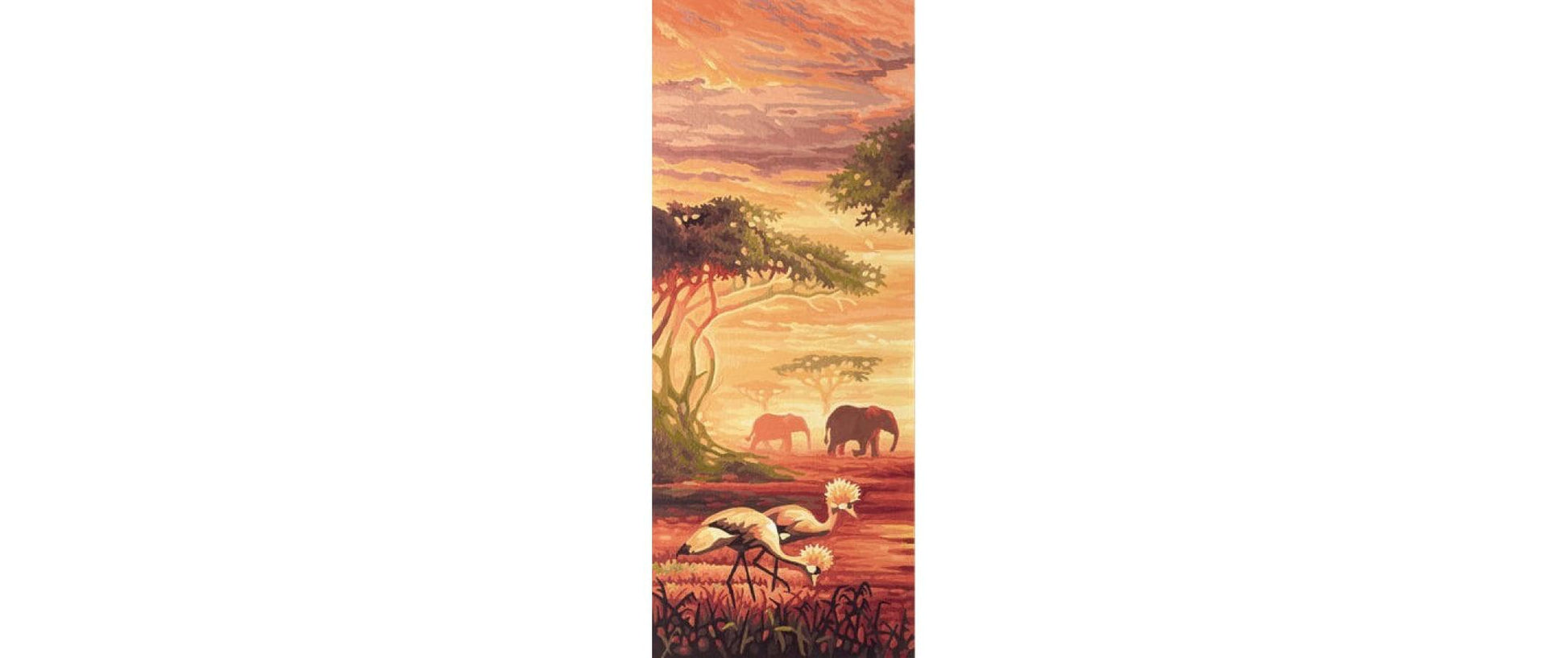 Schipper Malen-nach-Zahlen-Set – Elefanten – 3-teilig, je 80 × 50 cm – ab 8 Jahren