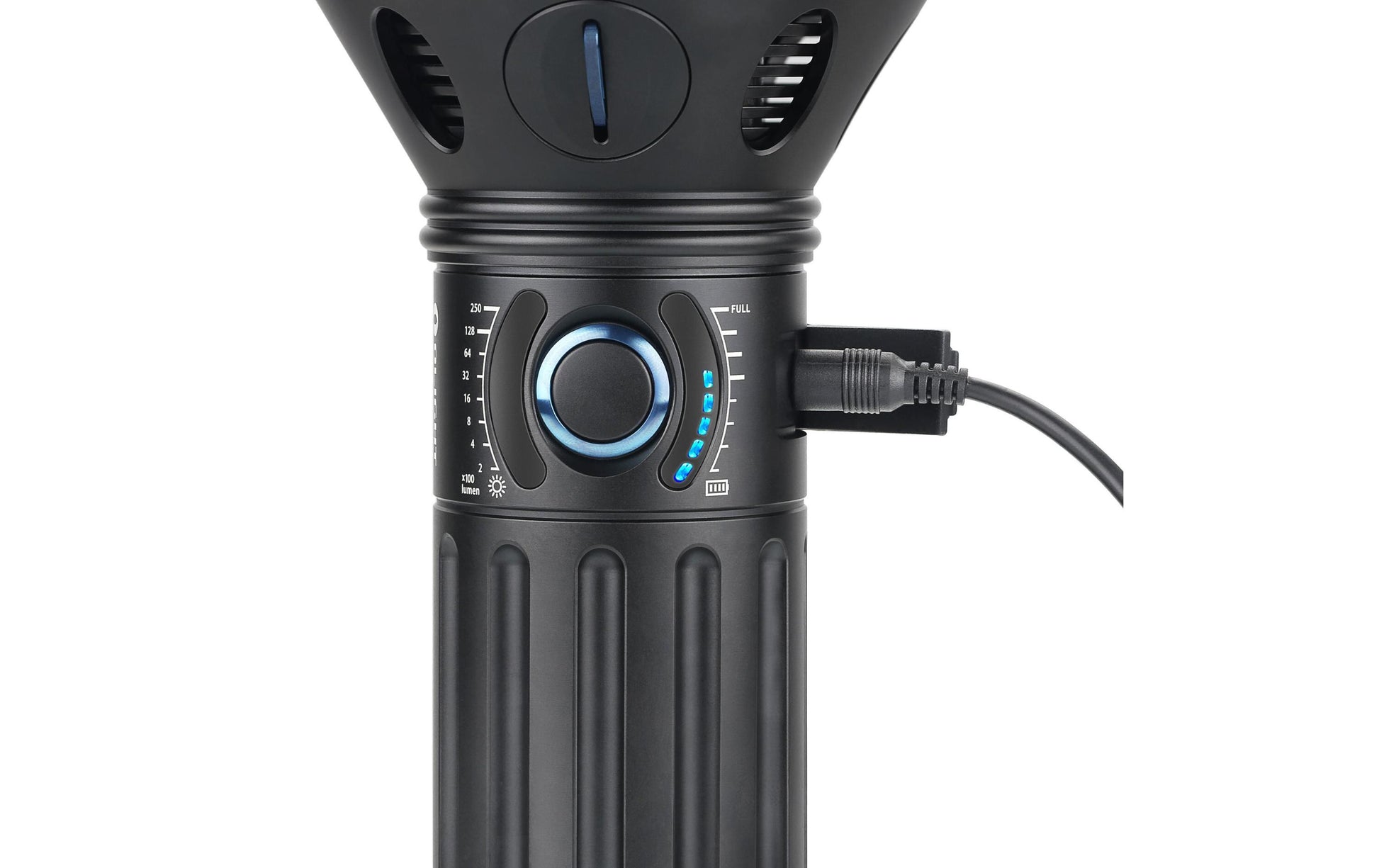 Olight Taschenlampe X9R Marauder – 25000 lm, 630 m, IPX7, Akku 6000 mAh, 9 Stufen – Schwarz