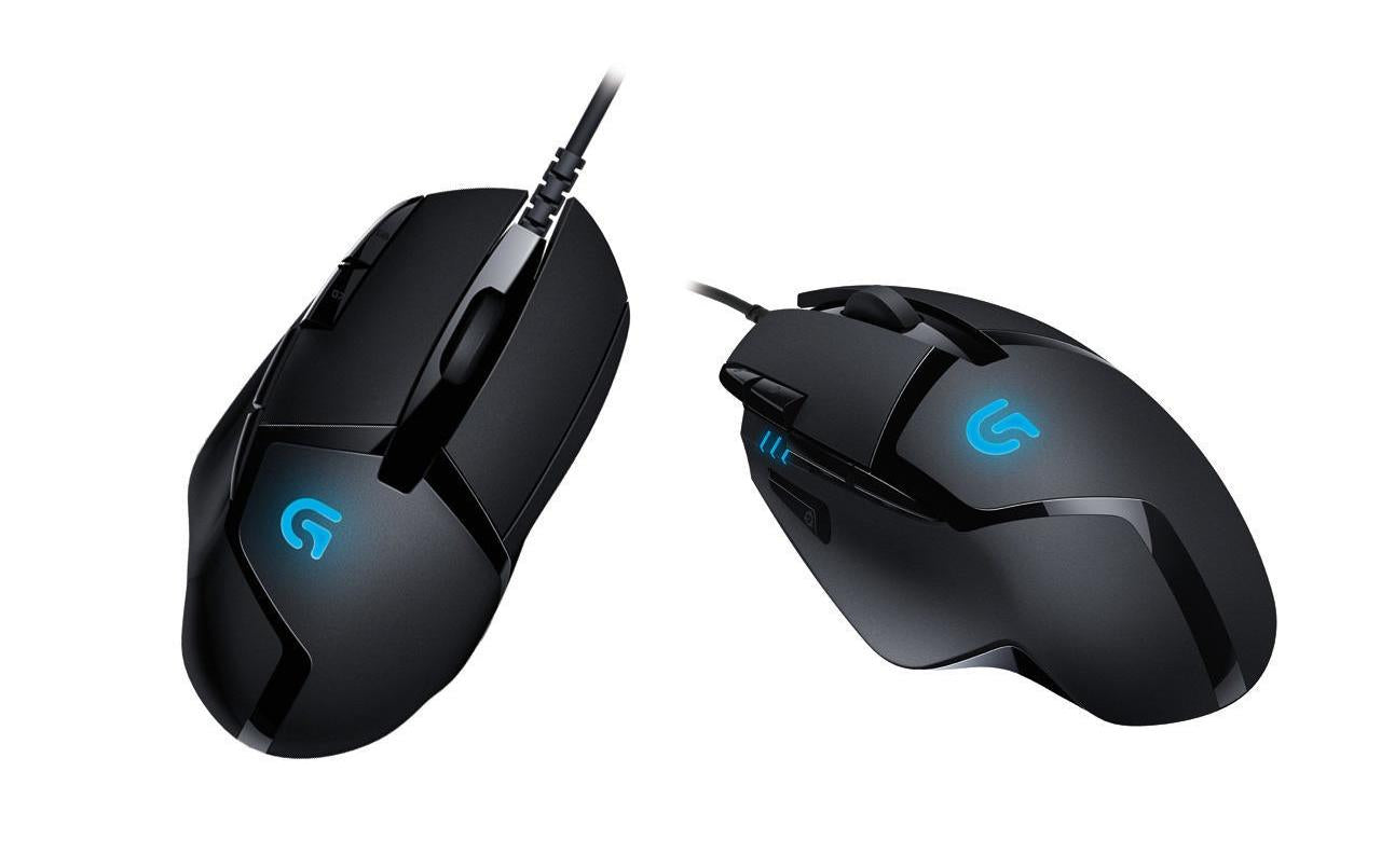 Logitech G G402 Hyperion Fury – Gaming-Maus – Kabelgebunden (USB‑A), 4000 DPI, Schwarz