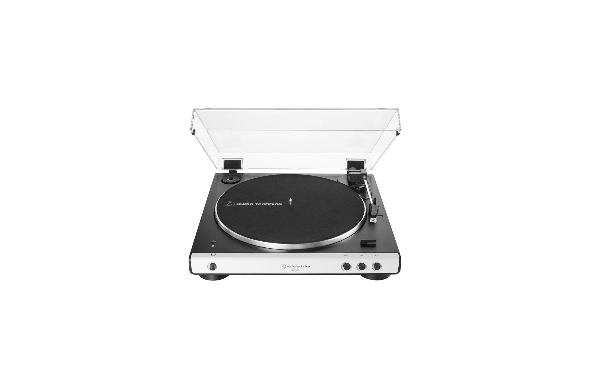 Audio-Technica AT-LP60XBT – Plattenspieler – Riemenantrieb, Bluetooth, Phono-Vorverstärker – Weiss