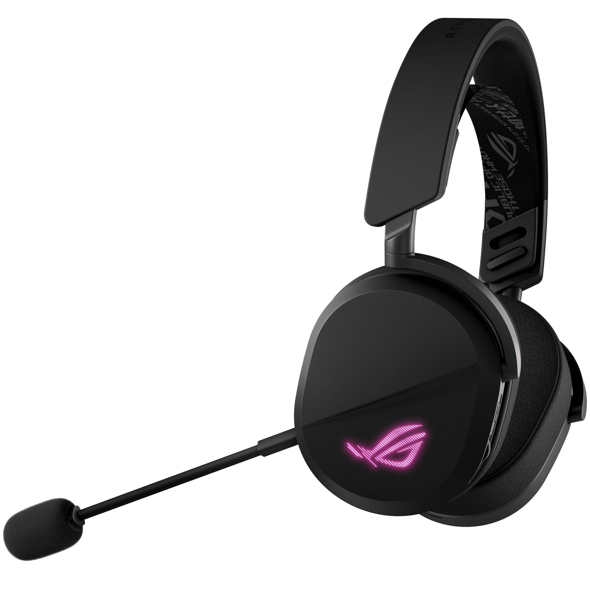 ASUS ROG Pelta Gaming-Headset – Over-Ear, Stereo, Kabel + BT, mit USB-C-Dongle, Schwarz